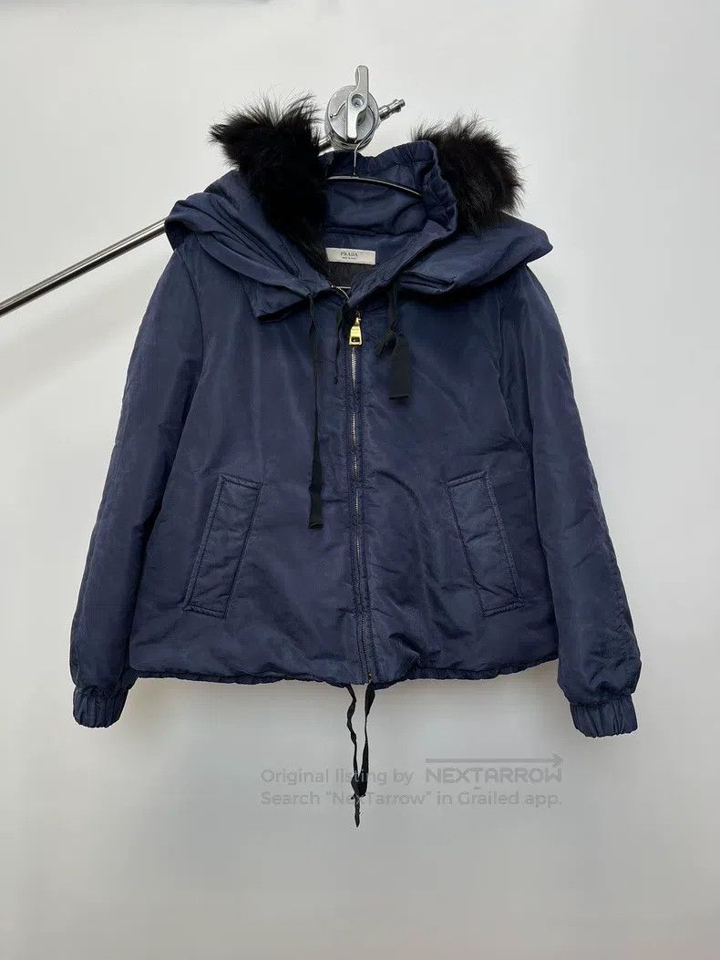Prada Prada Faux Fur Short Down Jacket Size XS / US 0-2 / IT 36-38 - 1 Thumbnail