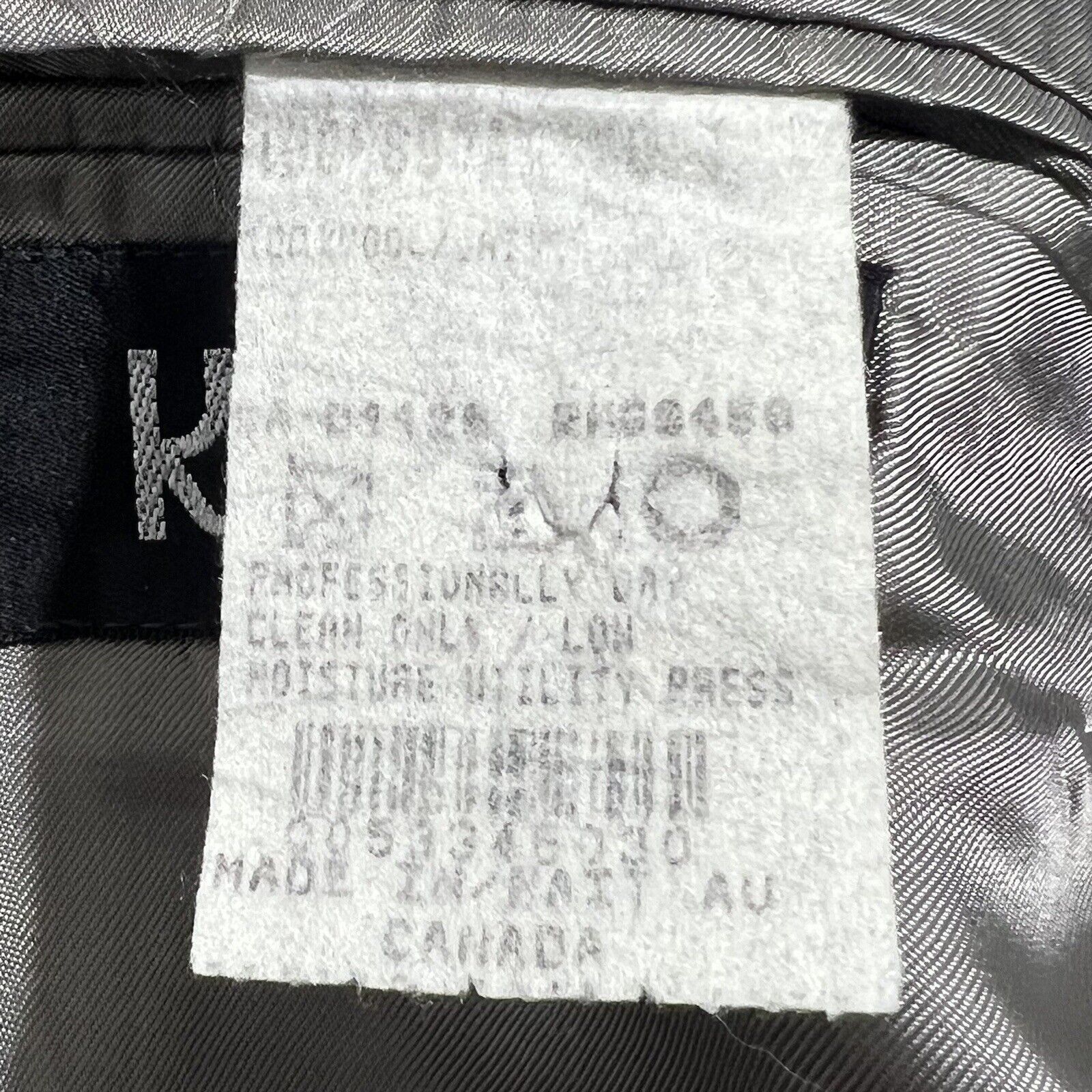 Vintage Vintage Kasper 42L Wool Suit Jacket Gray Career Coat Canada Size 42L - 8 Thumbnail