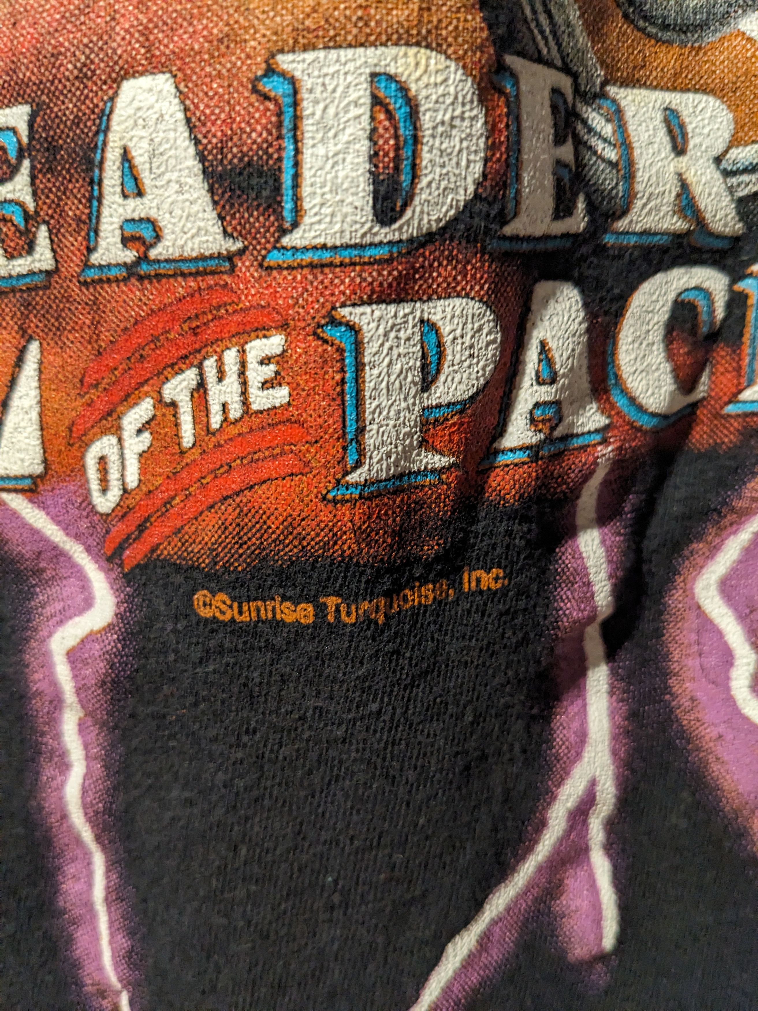 Harley Davidson Vintage 90s American Thunder Leader of the Pack T-Shirt Size US L / EU 52-54 / 3 - 3 Thumbnail