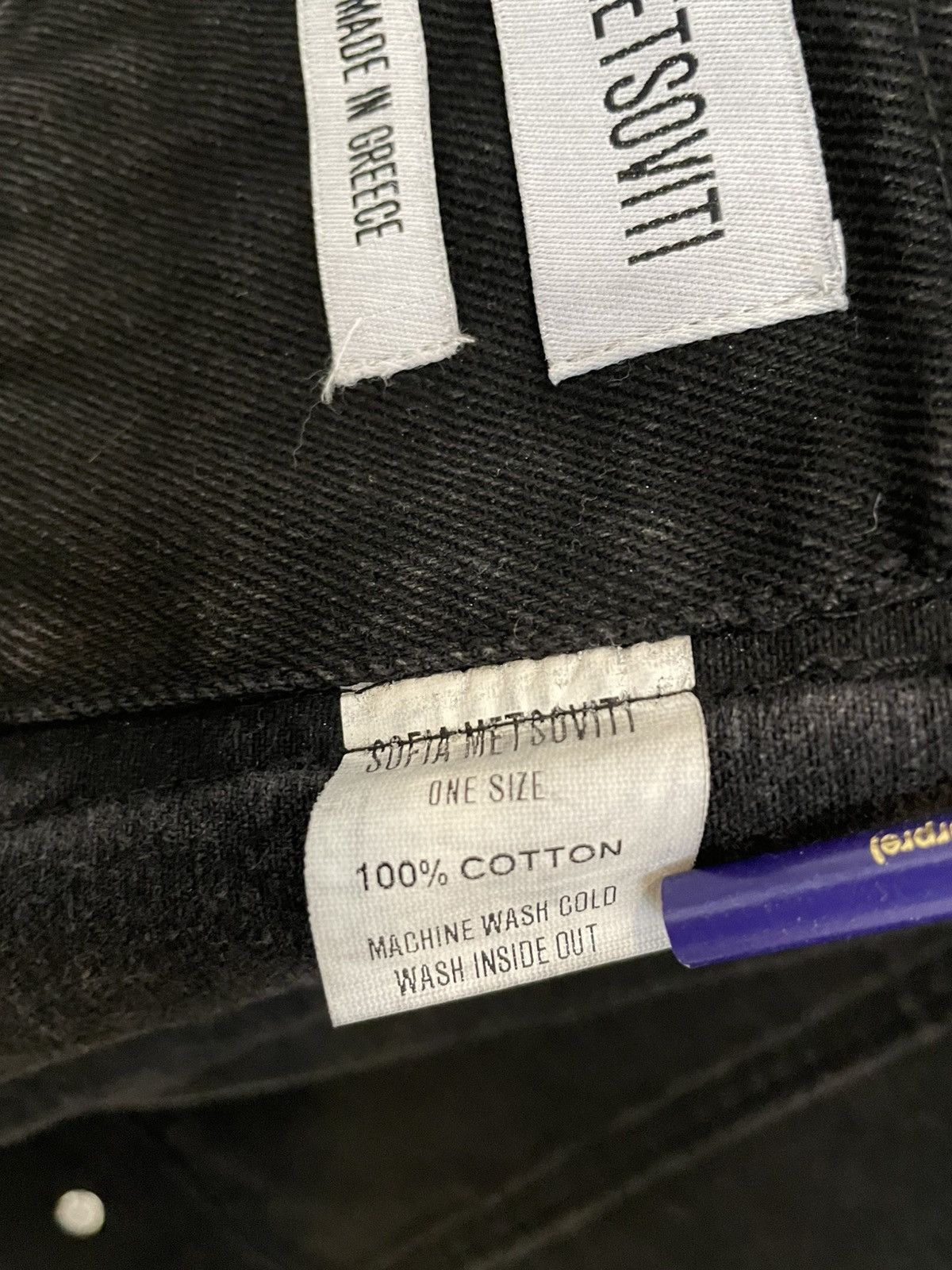 Other Sofia Metsoviti AW 2016 Black Denim Jacket Size US M / EU 48-50 / 2 - 11 Thumbnail