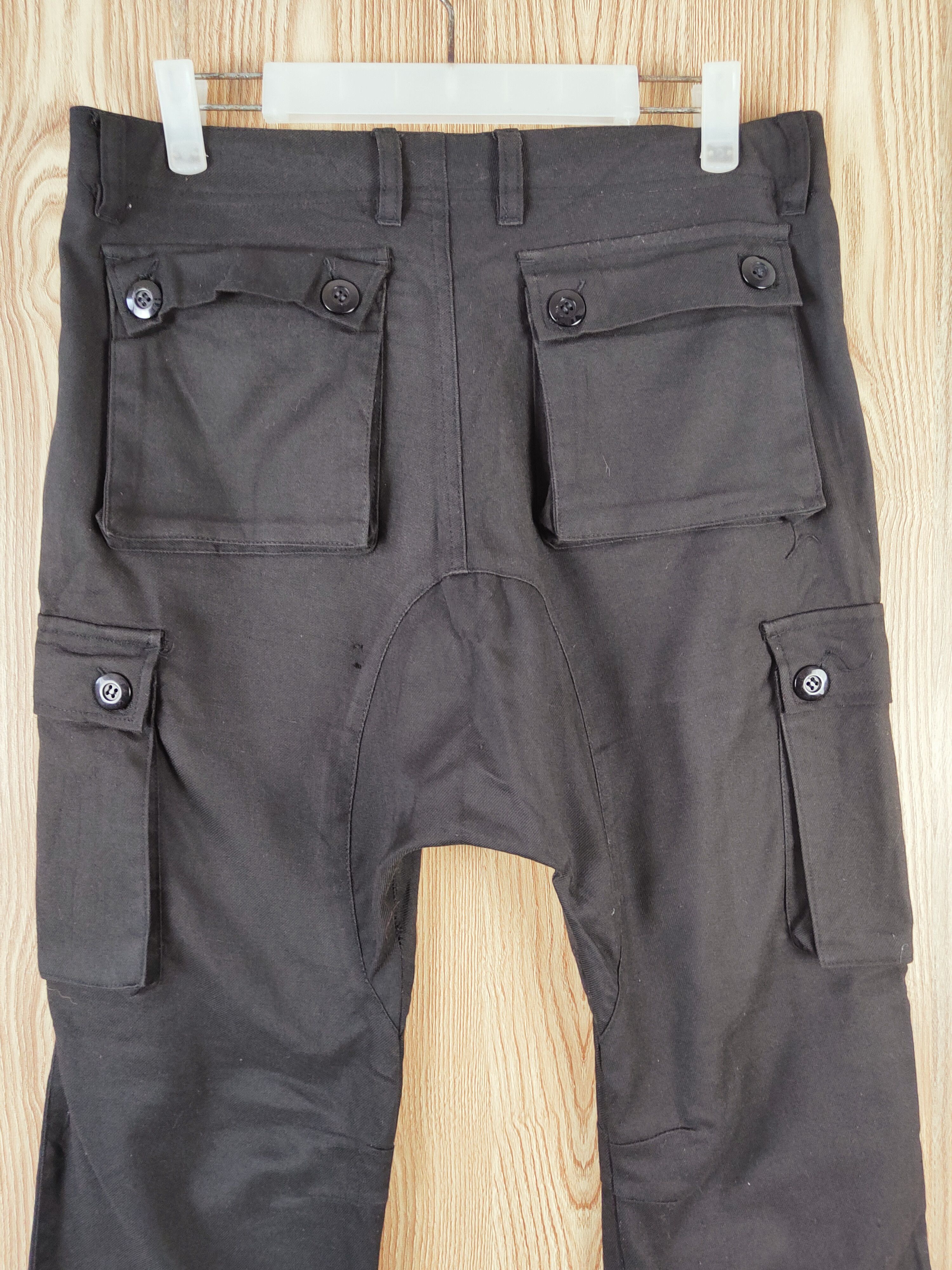 Japanese Brand DL Suggestion Black Multipocket Tactical Cargo Pants #W374 Size US 32 / EU 48 - 7 Thumbnail