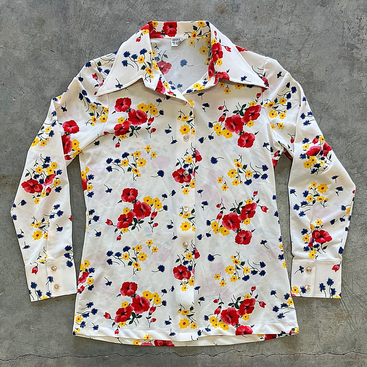 Vintage Vintage Flower Shirt Size US M / EU 48-50 / 2 - 1 Thumbnail