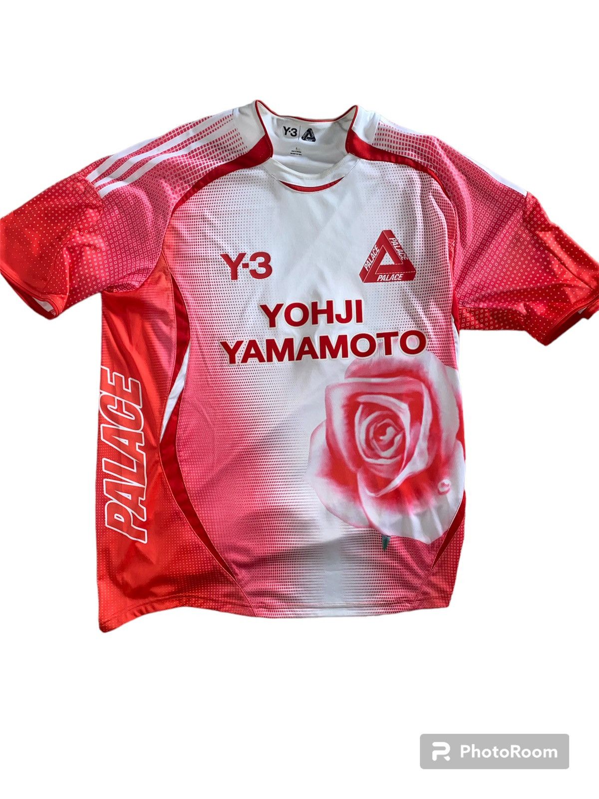 Palace × Y-3 Palace Y-3 Yohji Yamamoto Football Jersey in