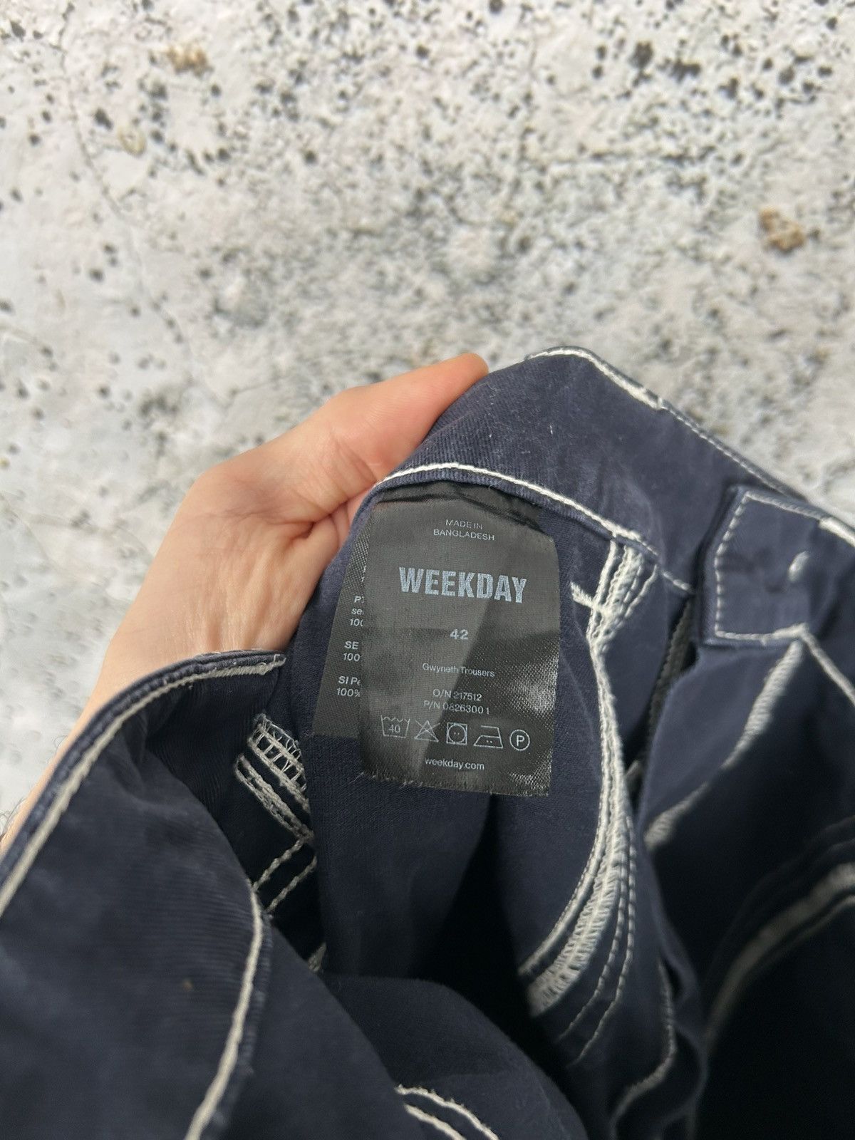 Weekday Weekday Gwyneth Trousers Skateboarding Baggy Pants Hype Rock Size US 32 / EU 48 - 6 Thumbnail