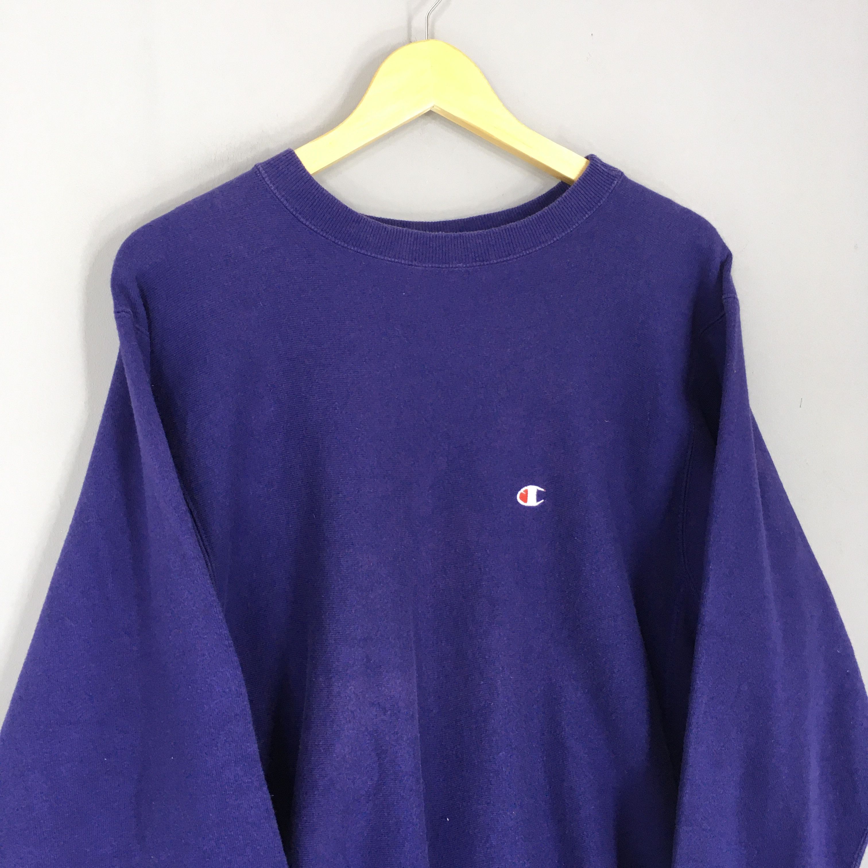 Champion × Vintage Vintage 1990s Champion Reverse Weave Sweatshirts Large Size US L / EU 52-54 / 3 - 4 Thumbnail