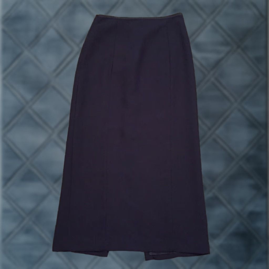 Gap Gap Skirt Maxi Long Lined Zip Black 1 Women Polyester Rayon Slit Vintage No Regular Size: 1 Black Maxi Skirt Womens Size 1 Long Lined Slit Size 25" / US 0 / IT 36 - 1 Thumbnail
