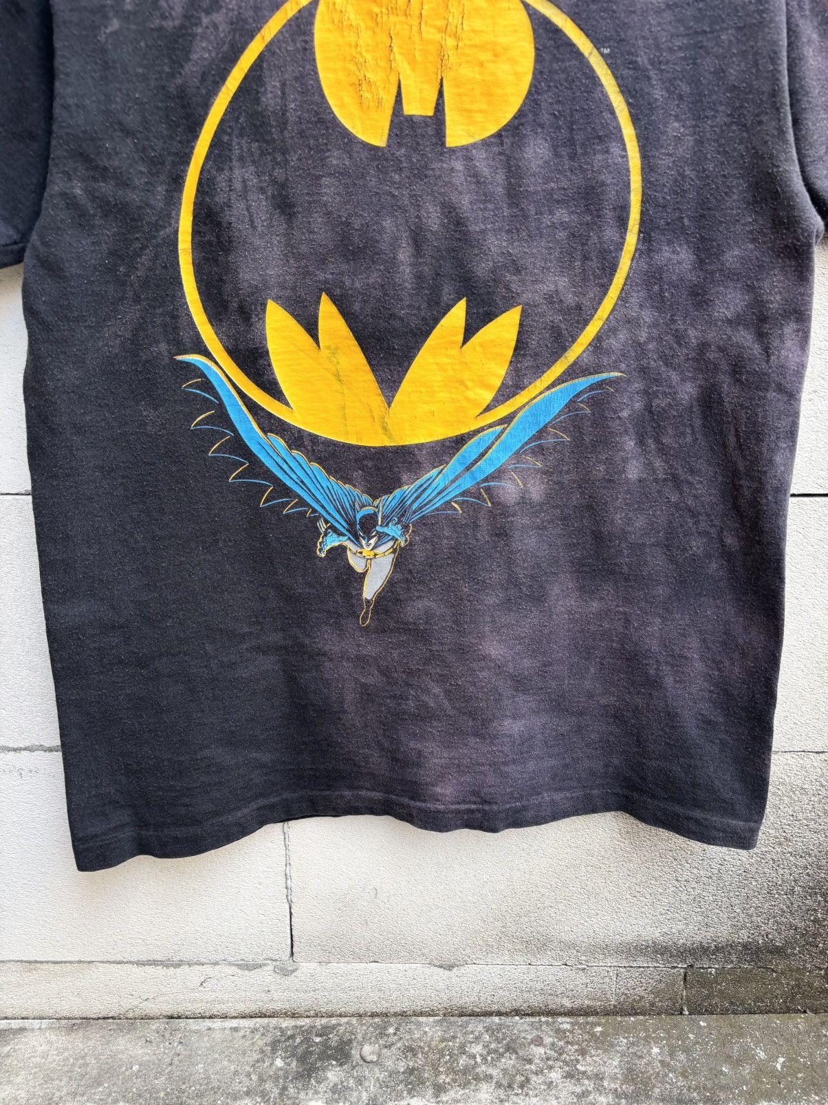 Vintage Thrashed Faded BATMAN 80s T Shirt Distressed ERD Grunge Size US M / EU 48-50 / 2 - 4 Thumbnail