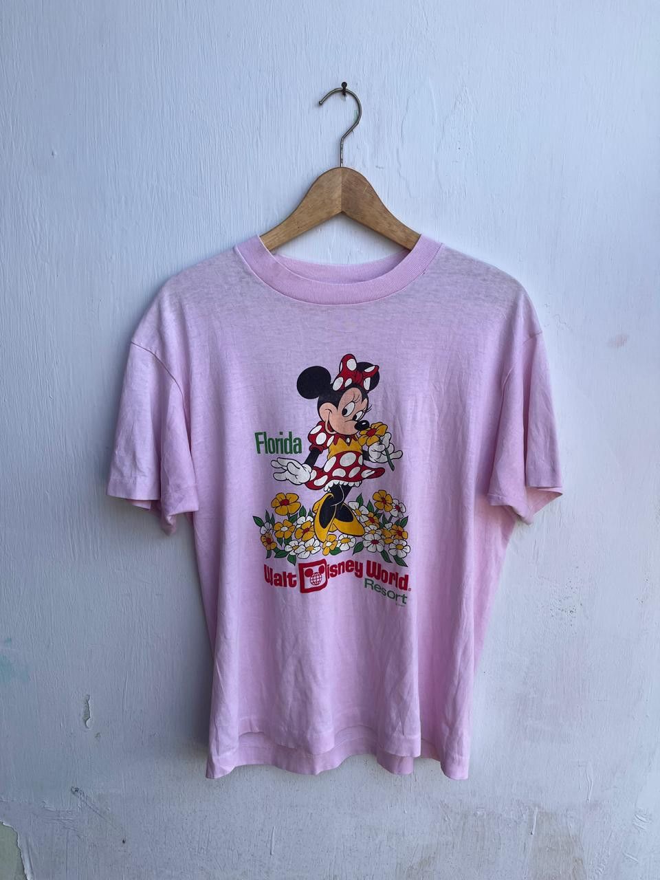 Disney Vintage Disney Florida Minnimouse Pink Tee Size US S / EU 44-46 / 1 - 2 Thumbnail