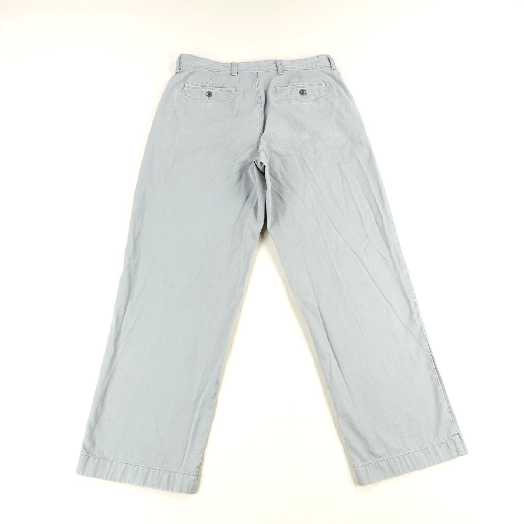 Vintage VINTAGE L.L. Bean Pants Mens 34x30 Cotton Chino Straight Leg Casual Workwear Size US 34 / EU 50 - 5 Thumbnail