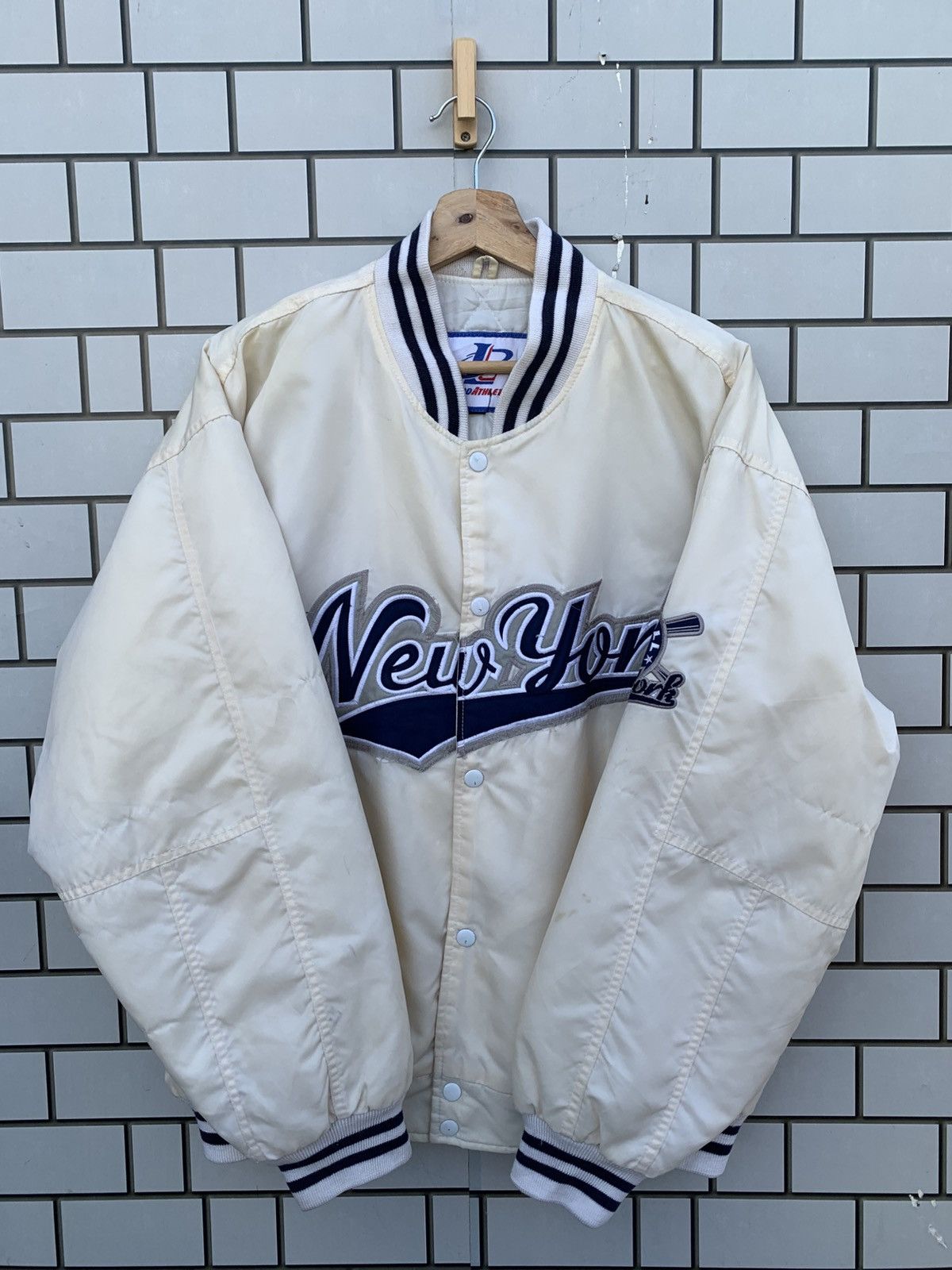 Logo Athletic × Vintage Vintage Logo Athletic Bomber Jacket Size US L / EU 52-54 / 3 - 2 Thumbnail