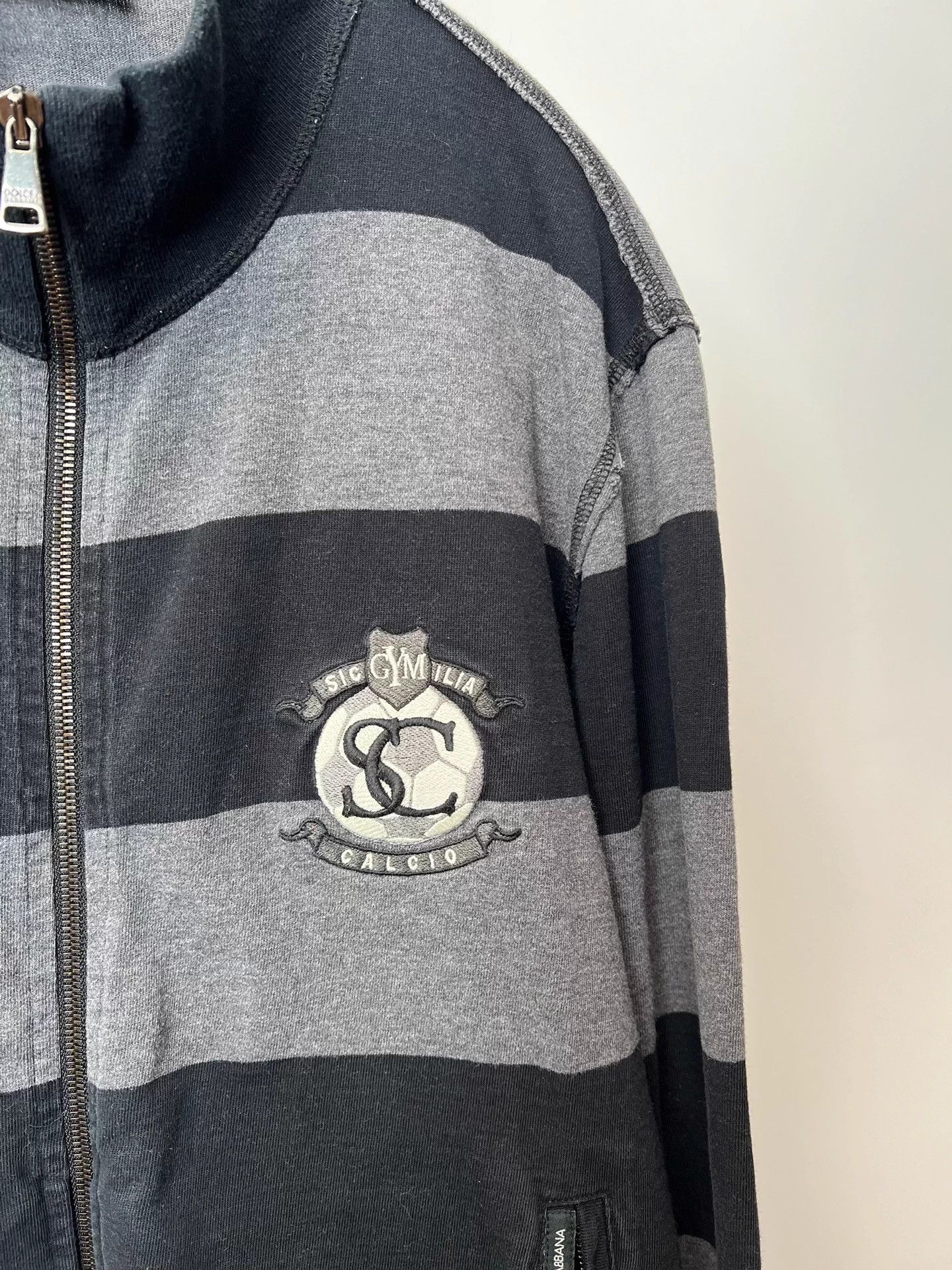 Dolce & Gabbana Dolce & Gabbana Football Embroidered Zip Hoodie Size US M / EU 48-50 / 2 - 4 Thumbnail