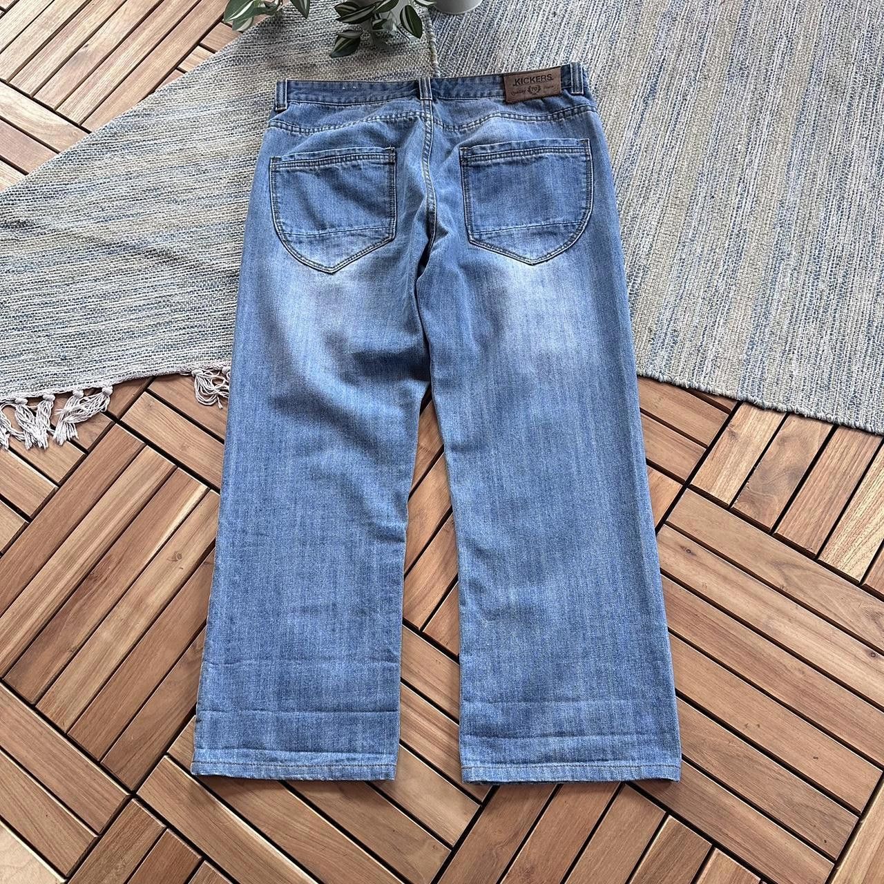 Kickers Vintage Y2K Kickers Baggy Denim Jeans Pants Trousers Size US 34 / EU 50 - 1 Thumbnail