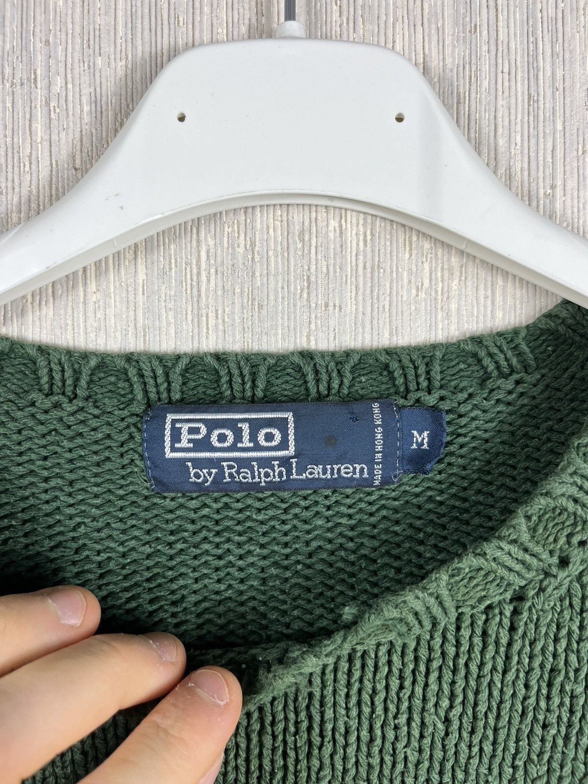 Polo Ralph Lauren × Vintage Vintage Polo by Ralph Lauren knit crewneck sweater forest Size US M / EU 48-50 / 2 - 11 Thumbnail
