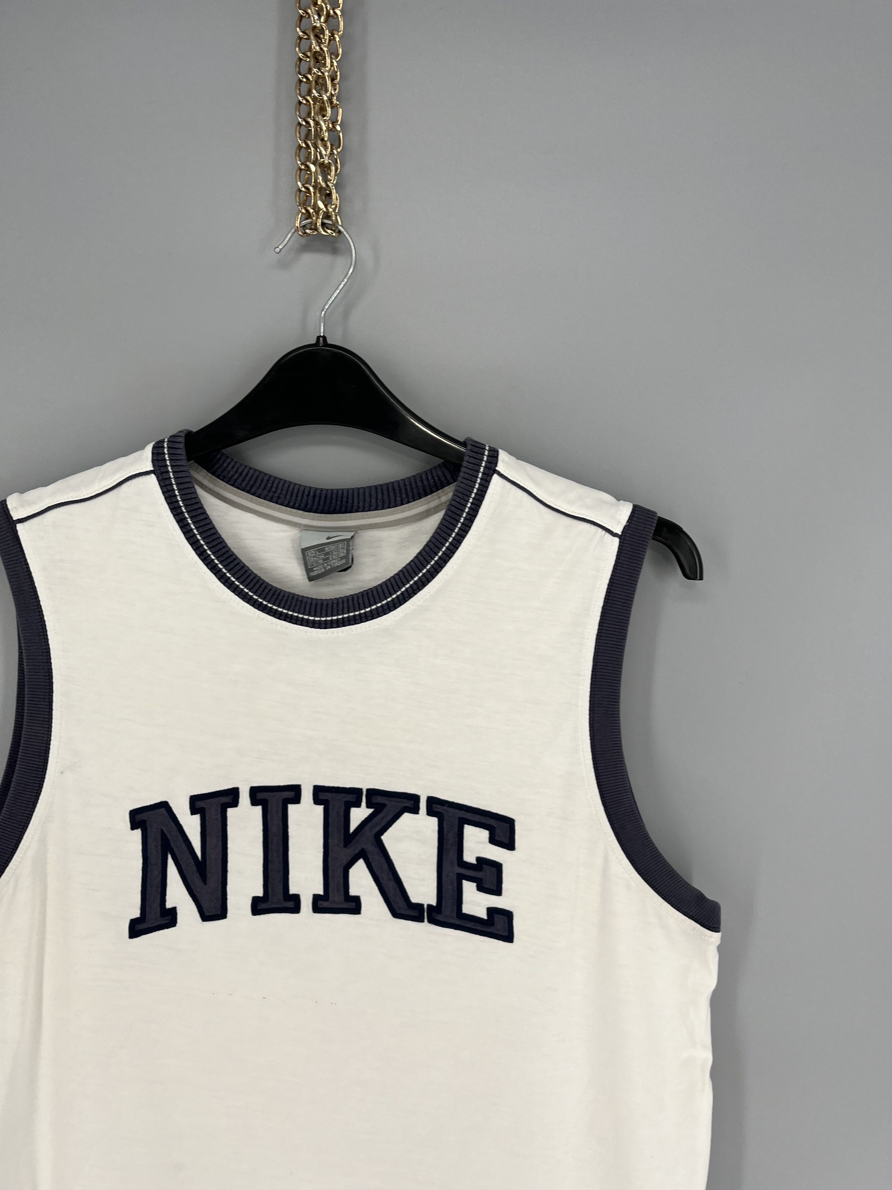 Nike × Vintage Vintage 90s Nike Jersey Travis Style Sportwear Style Size US L / EU 52-54 / 3 - 5 Thumbnail