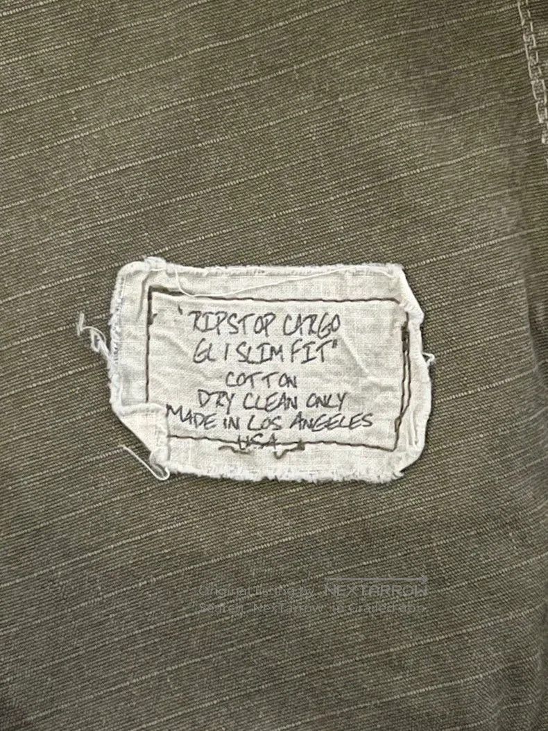Greg Lauren GREG LAUREN RIPSTOP CARGO PANTS. Size US 26 / EU 42 - 5 Thumbnail
