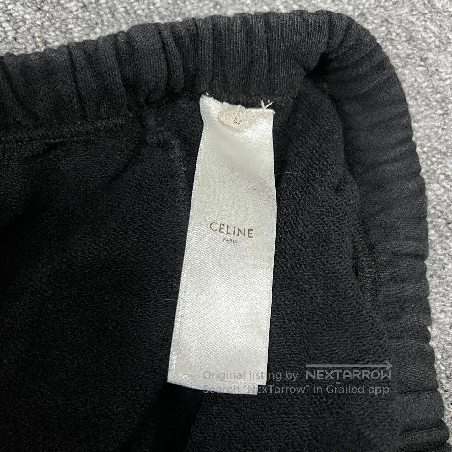 Celine CELINE SIZE XL Alphabet logo black shorts| Size 30" / US 8 / IT 44 - 6 Thumbnail