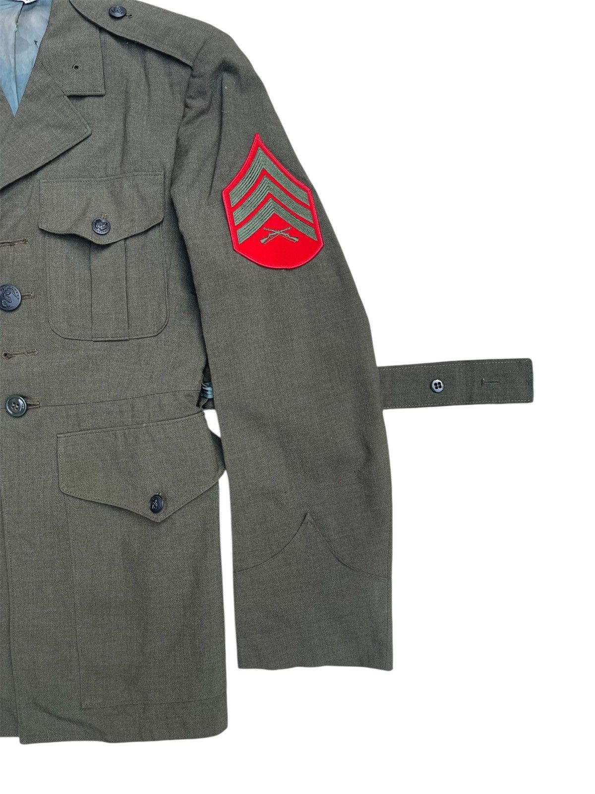 Vintage True Vintage 60s USMC Wool Service Jacket - Vietnam War Era Size US S / EU 44-46 / 1 - 4 Thumbnail