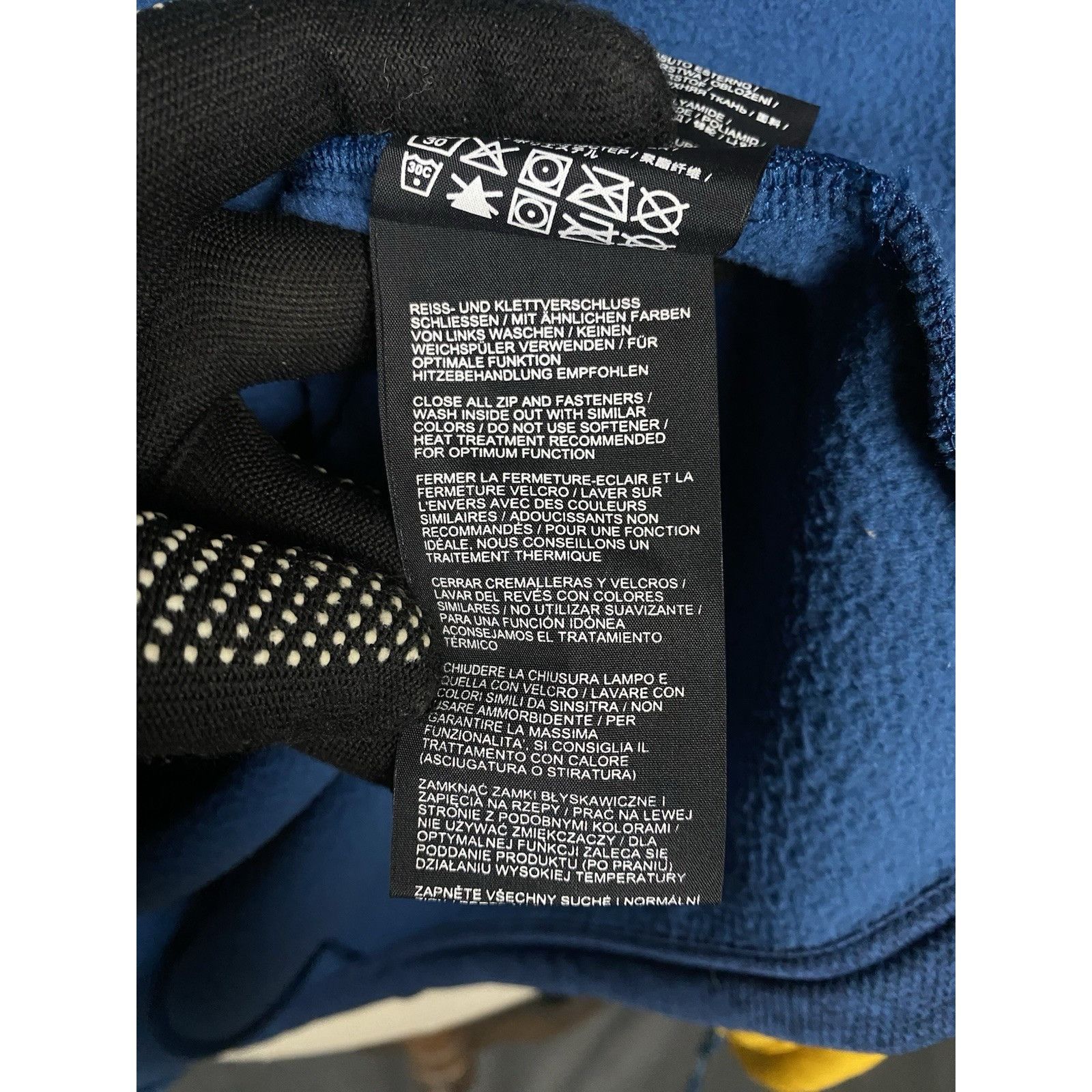 Jack Wolfskin Jack Wolfskin Skyland Crossing Men's Yellow Blue Hybrid Hood Size US M / EU 48-50 / 2 - 15 Thumbnail