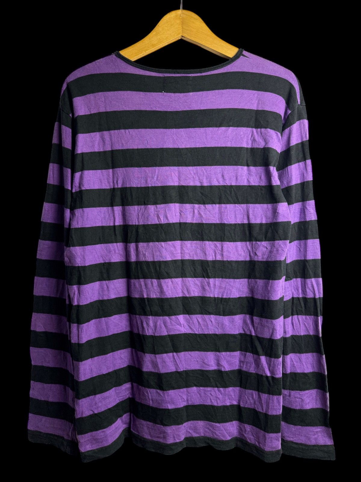 Hysteric Glamour × Japanese Brand × PPFM Japanese Stripe Port Grain Long Sleeve 2000s Size US M / EU 48-50 / 2 - 2 Thumbnail