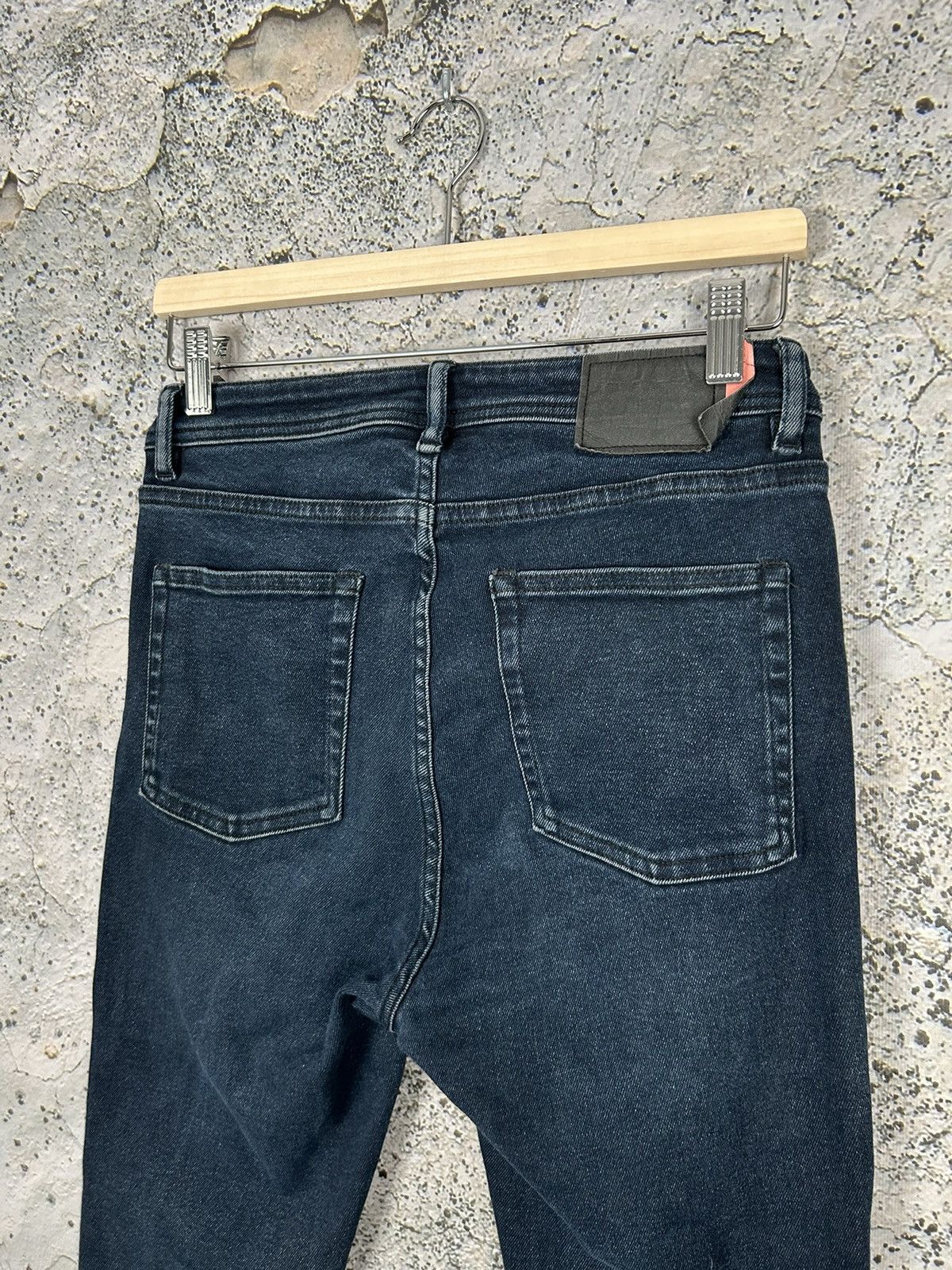 Acne Studios Vintage Acne Studios Peg Blue Black Denim Pants Jeans Hype Size US 29 - 5 Thumbnail