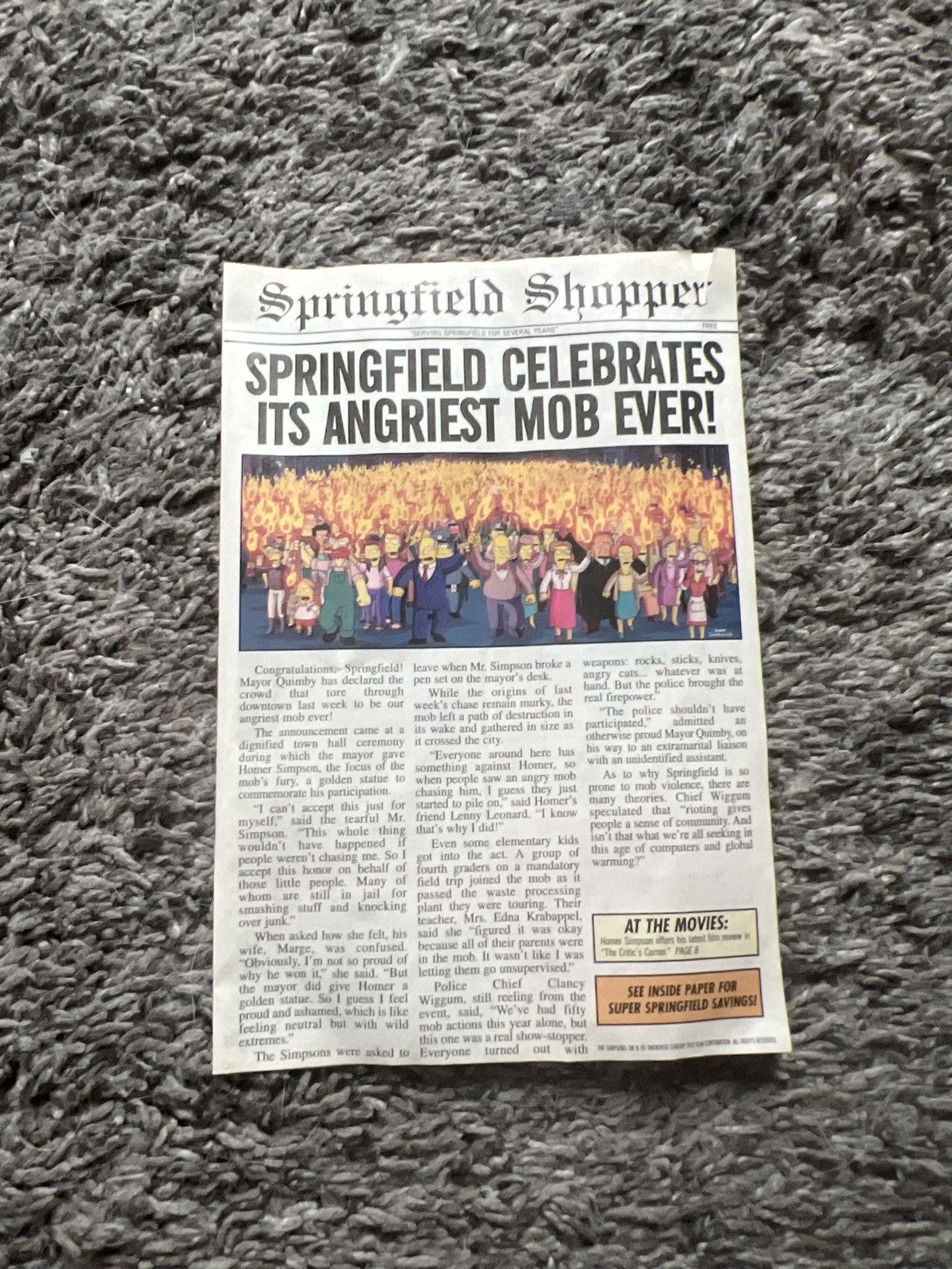 The Simpsons The Simpsons Springfield Shopper Size ONE SIZE - 1 Thumbnail