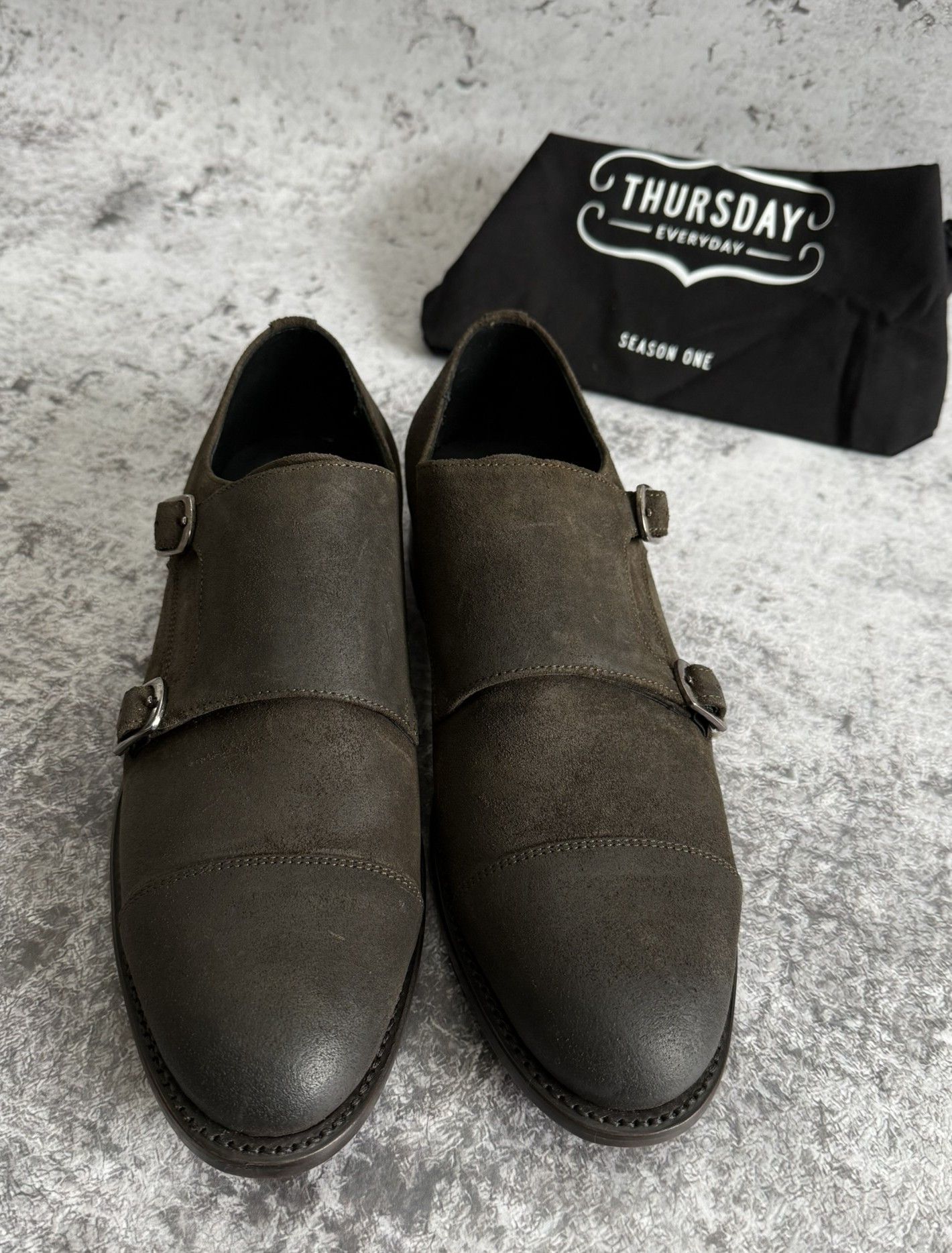 Thursday Boot Company Thursday Boot Company Saint Double Monk Suede Shoes US 10 Size US 10 / EU 43 - 4 Thumbnail