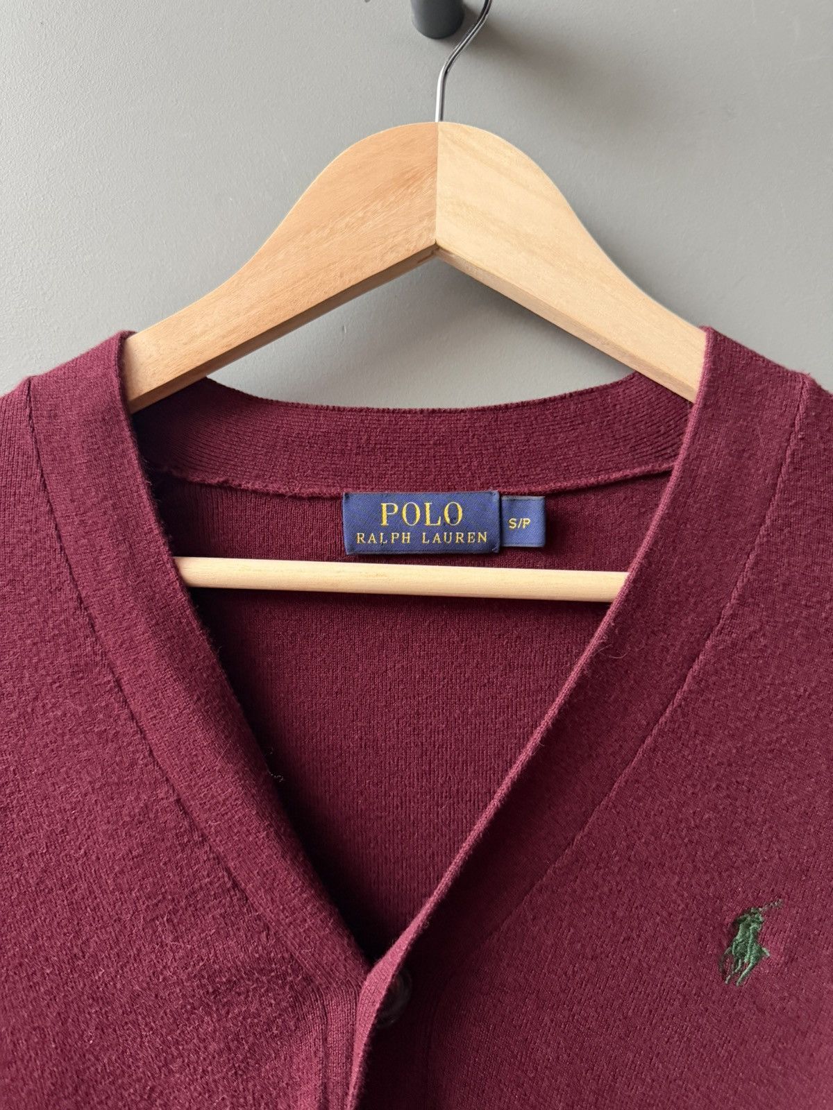 Polo Ralph Lauren Ralph Lauren Bordeaux Cotton Cardigan Size S Size US S / EU 44-46 / 1 - 3 Thumbnail
