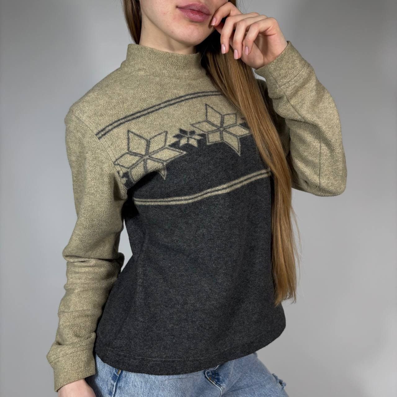 O'Neill Vintage 90s Oneill Retro Fleece Aztec Logo Surf Board Style Size M / US 6-8 / IT 42-44 - 2 Thumbnail