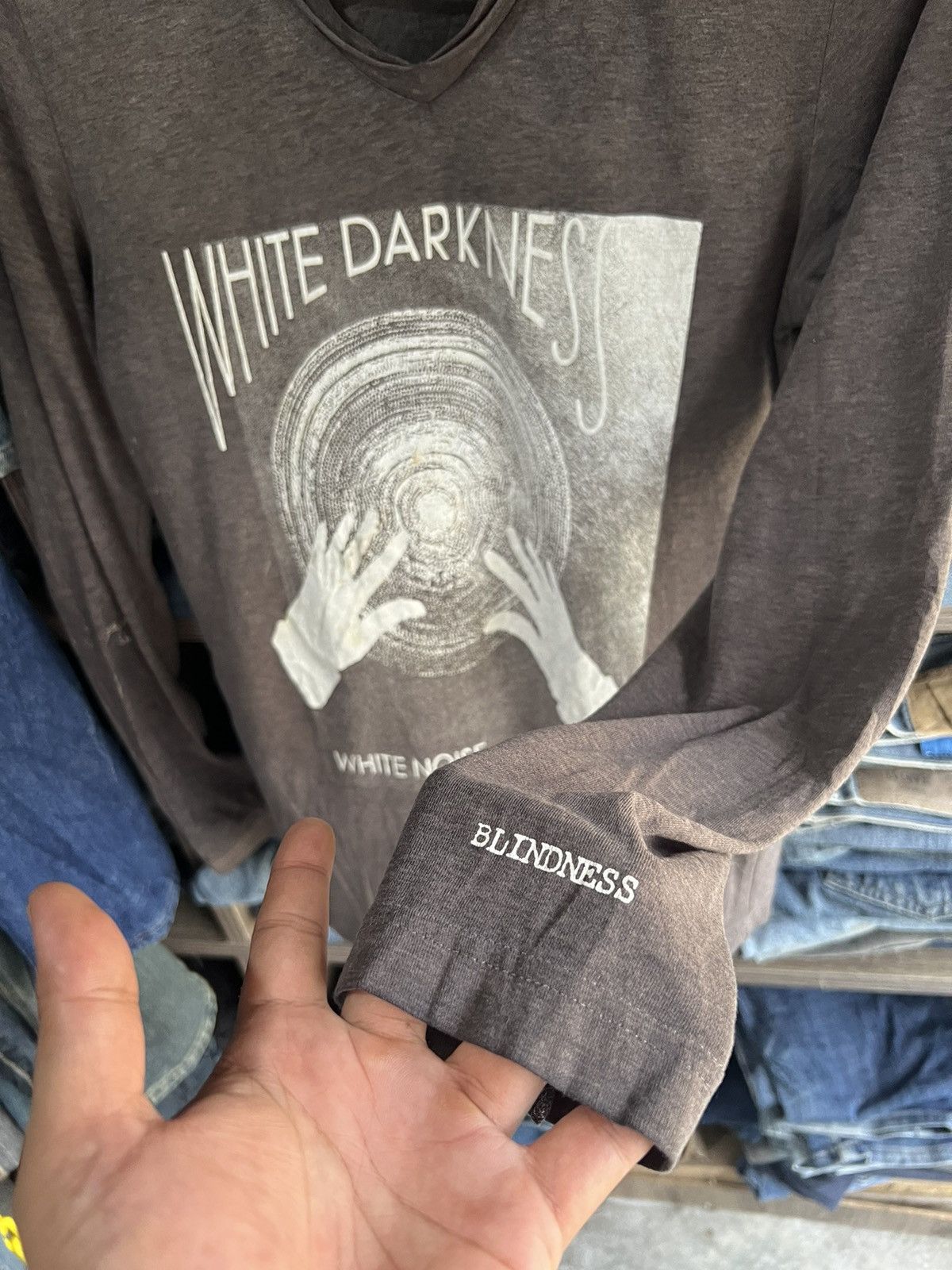 ABAHOUSE 🔥Faded Abahouse White Darkness Long Sleeve Size US S / EU 44-46 / 1 - 11 Thumbnail