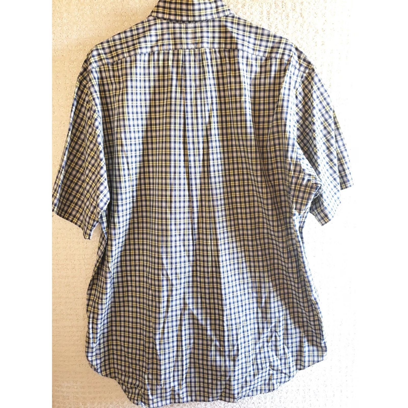 Ralph Lauren Ralph Lauren Shirt Mens Large Blue Yellow Blake Short Sleeve Button Down Light - Vibrant Size US L / EU 52-54 / 3 - 7 Thumbnail