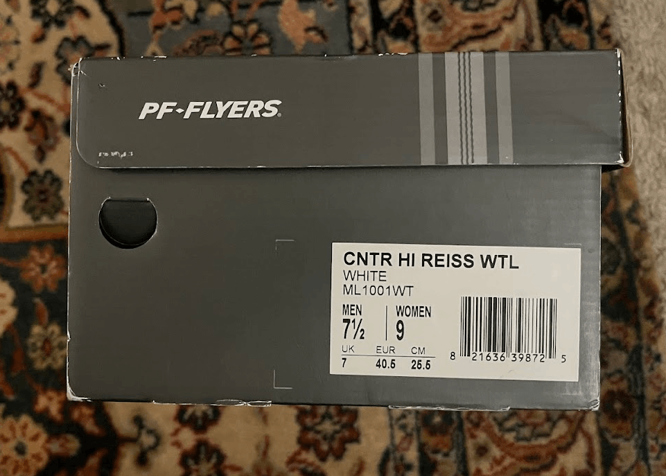 P.F. Flyers PF Flyers Shoes Center Reissue Hi Leather White Size US 7.5 / EU 40-41 - 2 Thumbnail