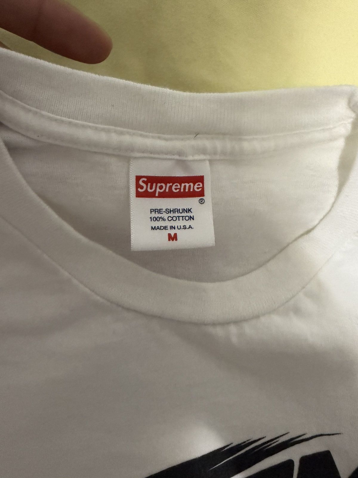 Supreme Supreme Mont Blanc Tee White Size US M / EU 48-50 / 2 - 3 Thumbnail