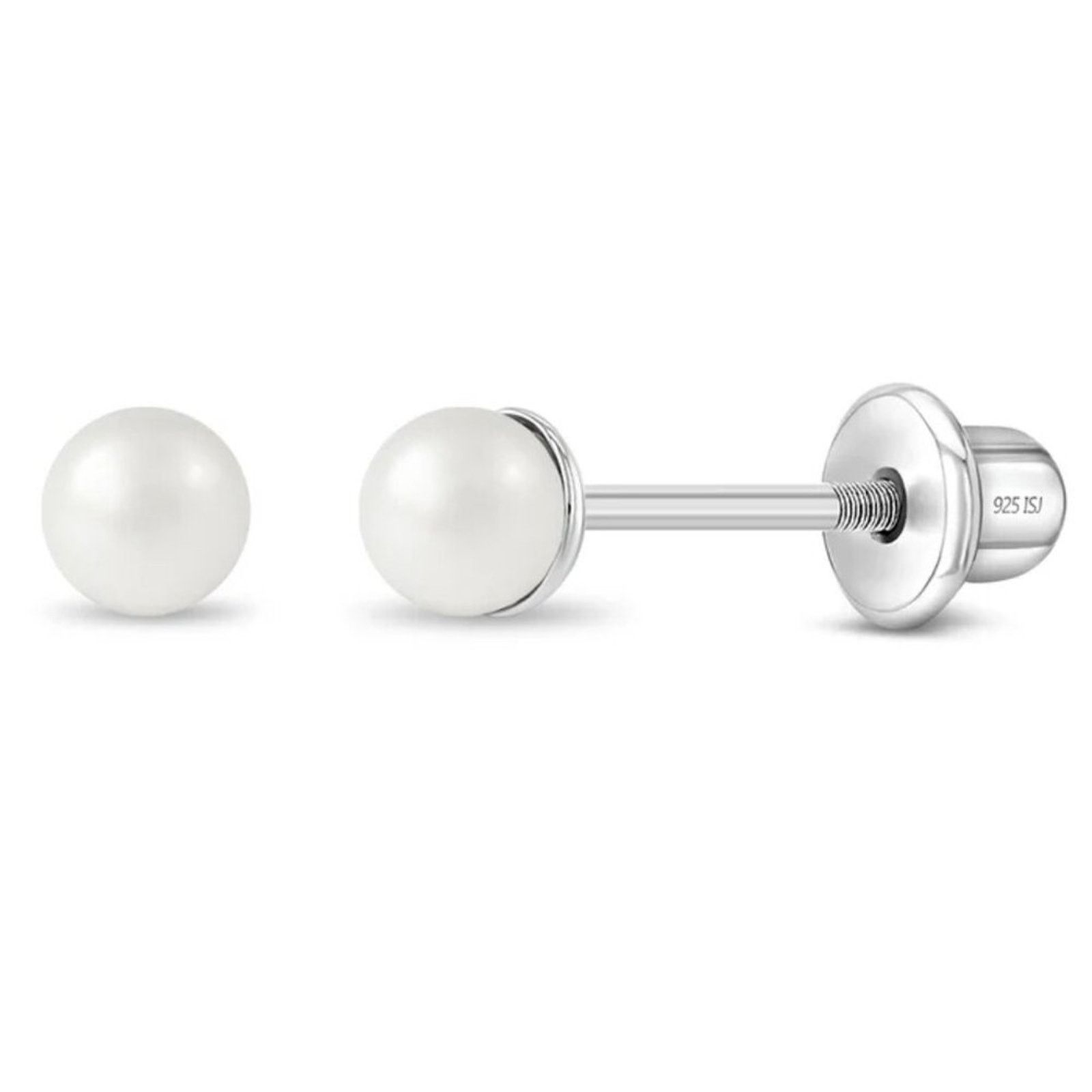 Other Classic Simulated Pearl White 3-5mm - Sterling Silver Size ONE SIZE - 1 Thumbnail