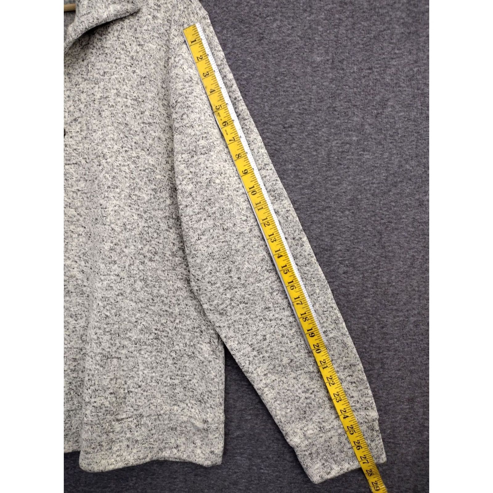 Vintage H2H Mens XL Long Sleeve Pullover Sweater Gray, Shawl Collar, Button Accent, Casual Knit Pullover, Vintage No, Classic Fit, Winter/Fall, Men Size US XL / EU 56 / 4 - 5 Thumbnail