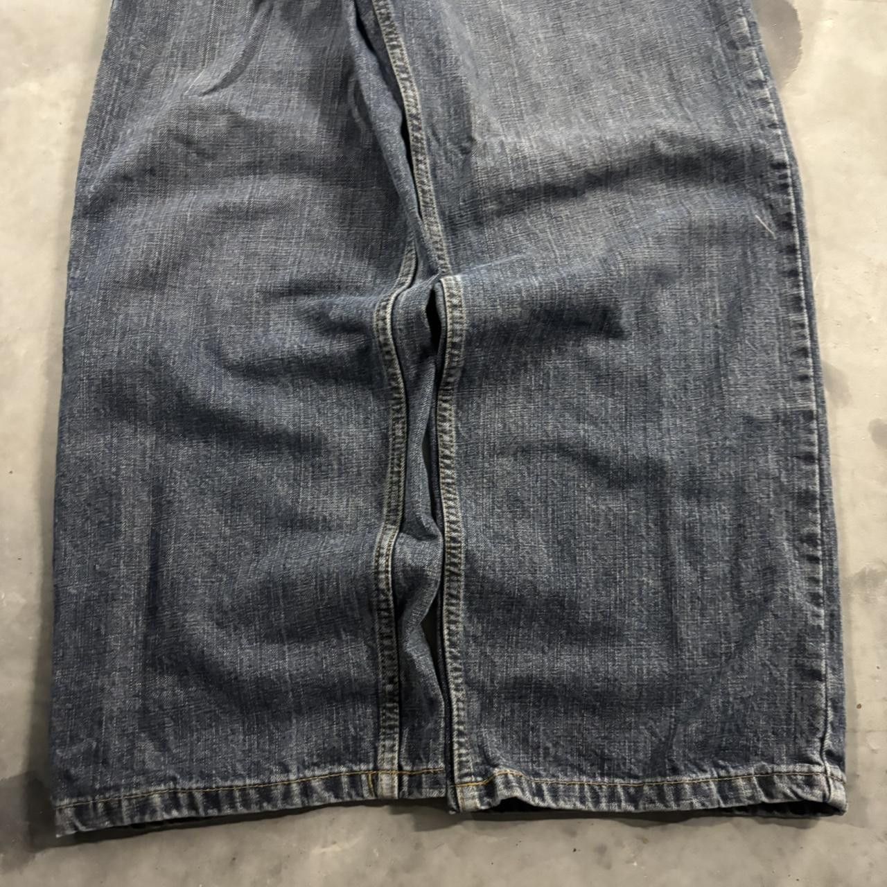 Vintage Crazy Vintage Y2K/2000s Baggy Grunge Dark Wash Skater Denim Jeans! 40x32 Size US 40 / EU 56 - 6 Thumbnail