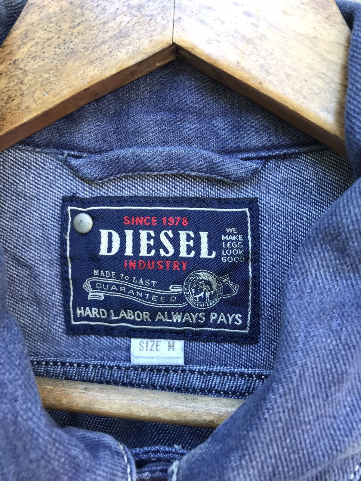 Diesel VINTAGE DIESEL DISTRESSED DENIM JACKET MADPUNK SEDITIONARIES Size US M / EU 48-50 / 2 - 9 Thumbnail