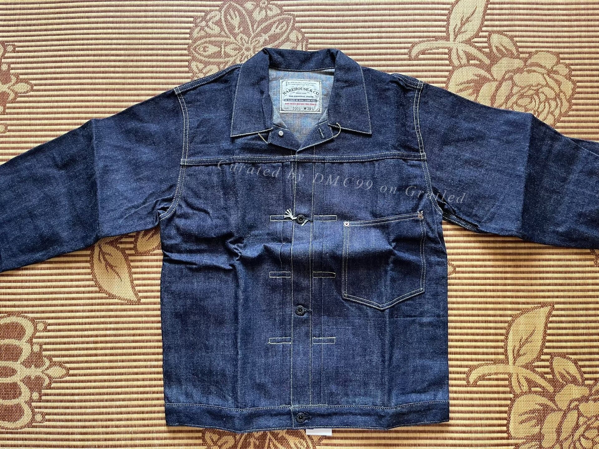 Warehouse & Co. Warehouse 2001 Raw Denim Jacket S506XX Size US M / EU 48-50 / 2 - 1 Thumbnail