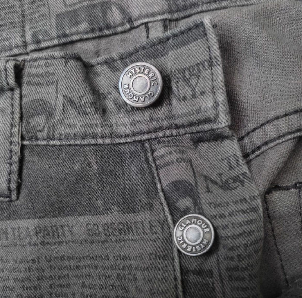 Hysteric Glamour Hysteric Glamour x Velvet Underground Newpaper printed pants Size 29" - 5 Thumbnail