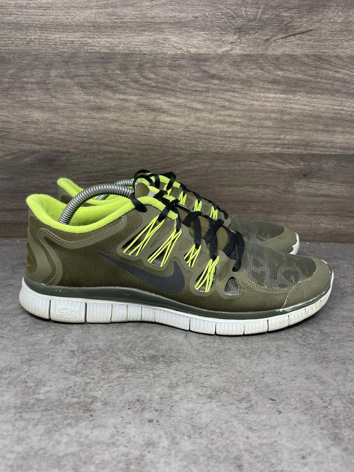 Nike Nike Free 5.0 Sneakers Mens Size 9 Green Shield Running Size US 9 / EU 42 - 5 Thumbnail