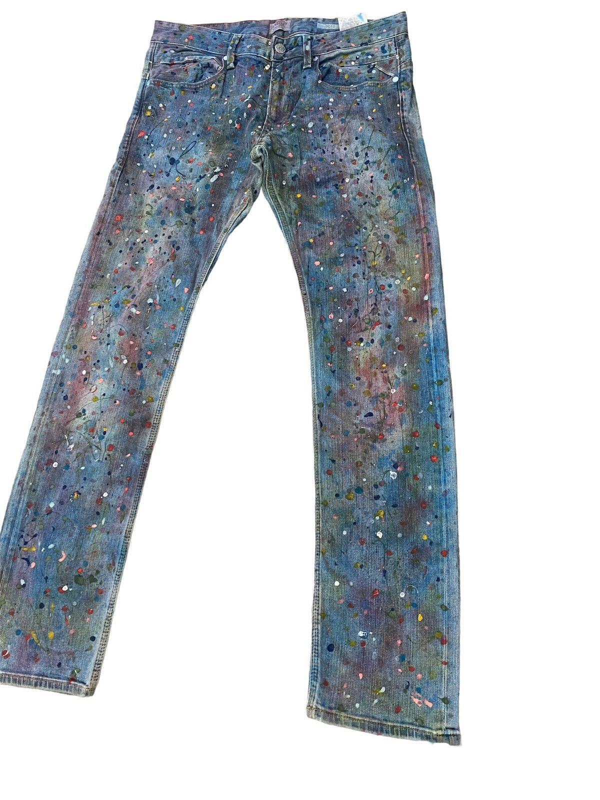 Replay REPLAY PAINTED DENIM DESIGN SKINNY TYPE JETO STYLE Size US 31 - 2 Thumbnail