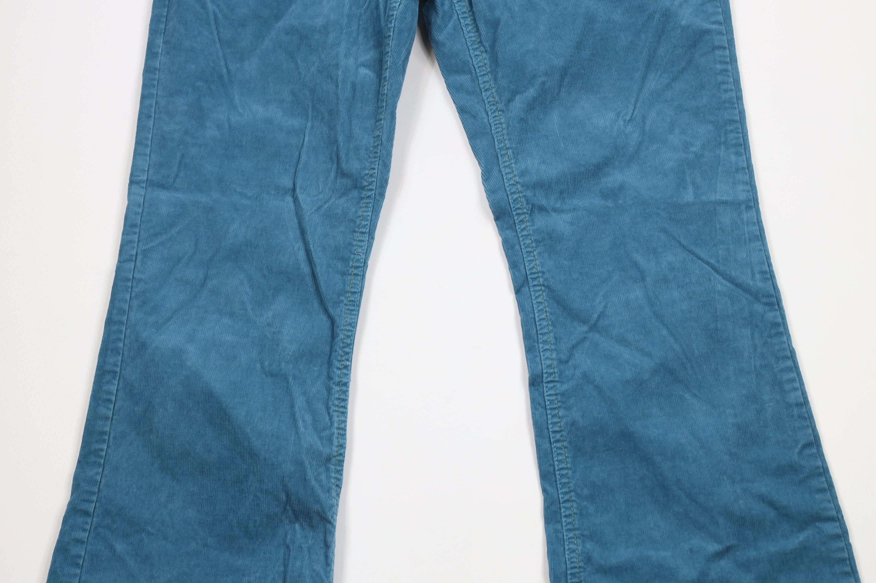 American Eagle Outfitters × Vintage Vintage 90s Y2K American Eagle Flared Corduroy Pants Size 32" / US 10 / IT 46 - 3 Thumbnail