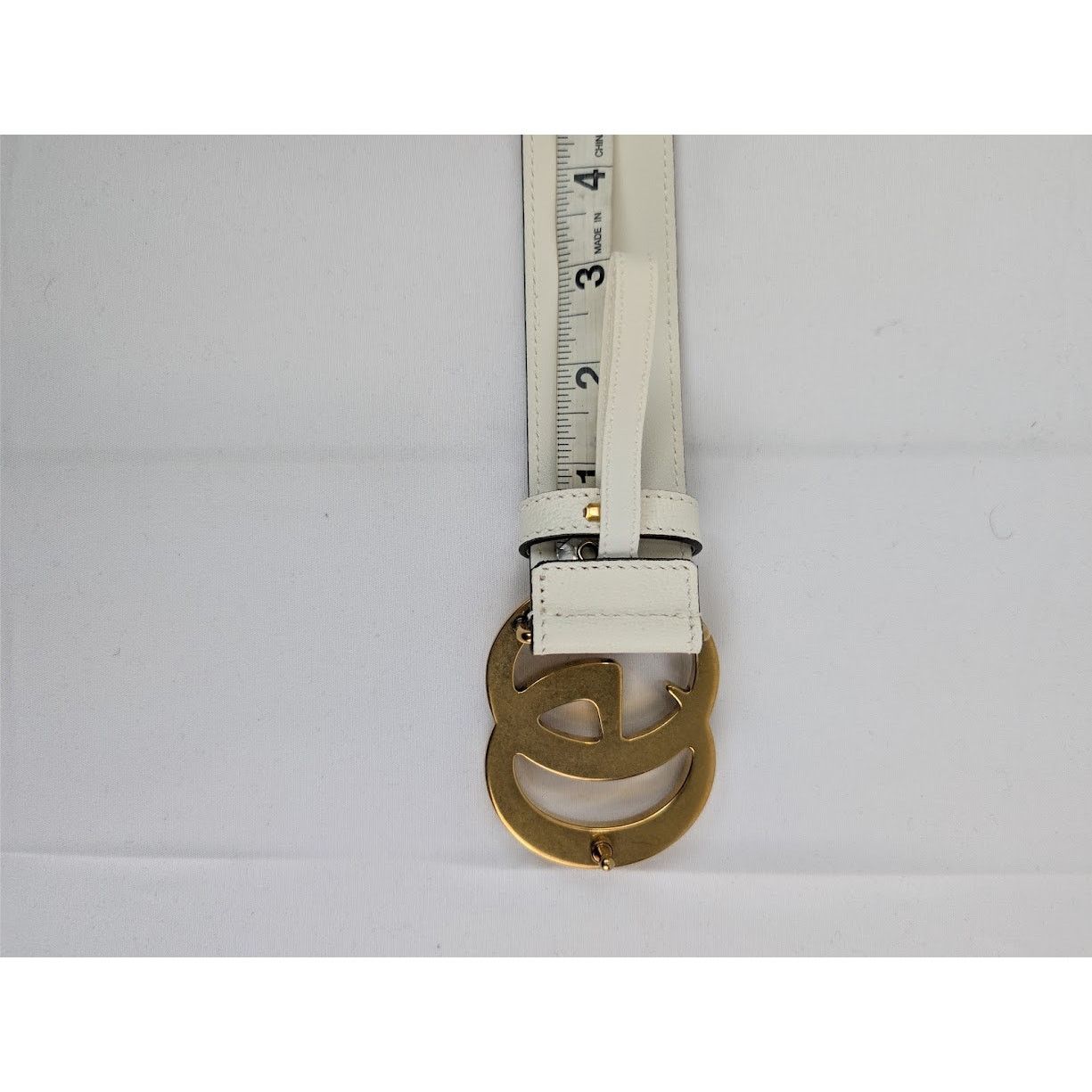 Adidas × Gucci o1rshd1 Size: 75 / M Belt W.40 GG Mar in Cream Size 30 - 11 Thumbnail