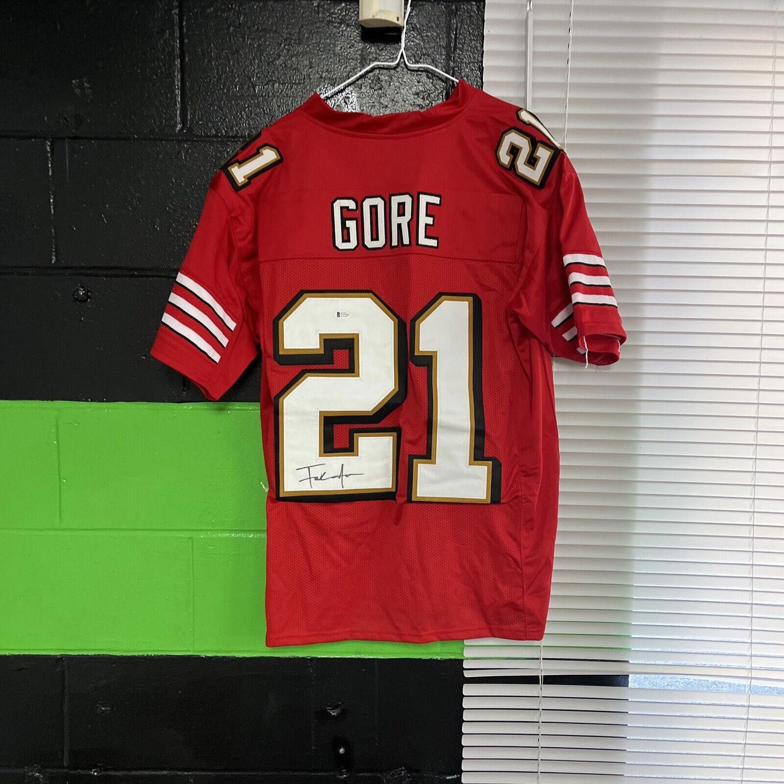 Designer Frank Gore - SIGNED Custom San Francisco 49ers Jersey Size US XL / EU 56 / 4 - 1 Thumbnail