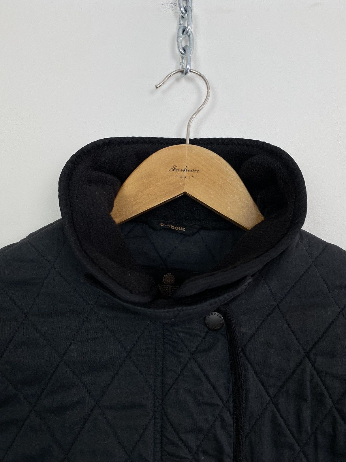 Designer Barbour Soft Duracotton Polarquilt Jacket Padded Size UK12 Size M / US 6-8 / IT 42-44 - 5 Thumbnail