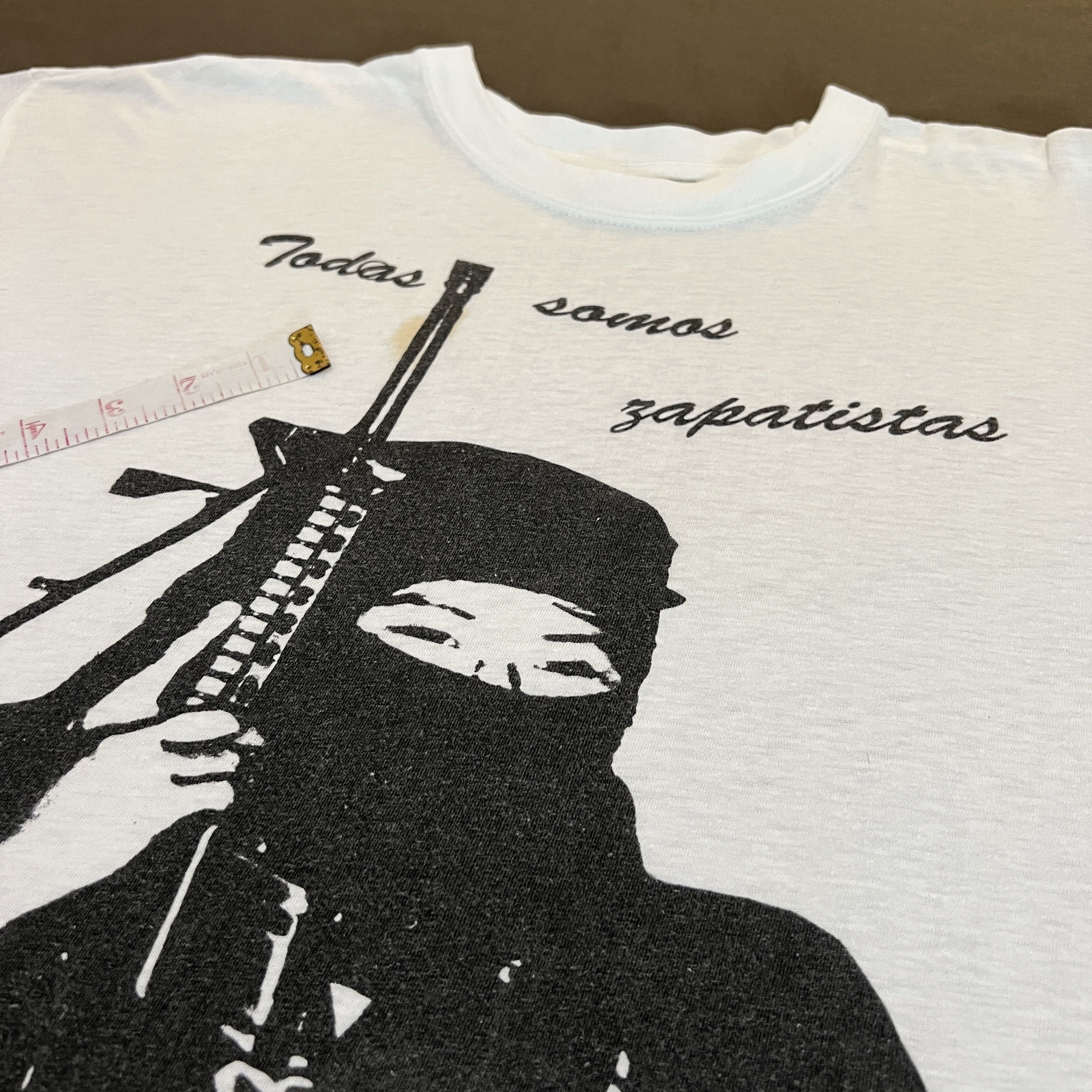 Rage Against The Machine Vtg Comandanta Ramona EZLN Zapatista Liberation Army Mexico Size US XL / EU 56 / 4 - 4 Thumbnail