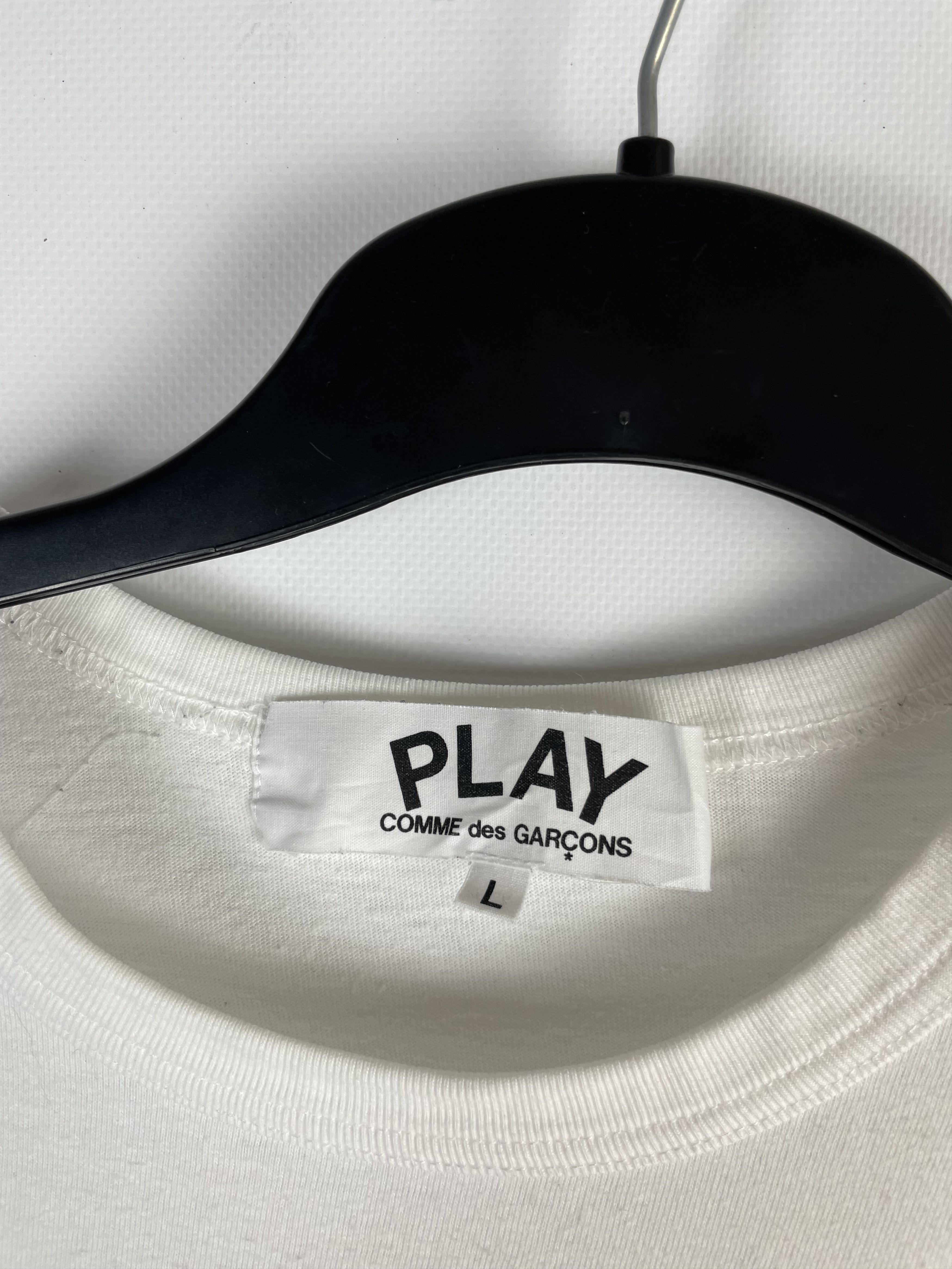 Comme des Garcons Play Comme des Garçons tee logo hearts Size US L / EU 52-54 / 3 - 5 Thumbnail