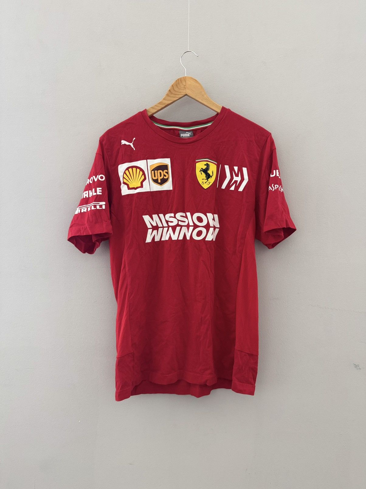 Ferrari × Puma Tee Ferrari Puma Red jersey Size US L / EU 52-54 / 3 - 1 Thumbnail