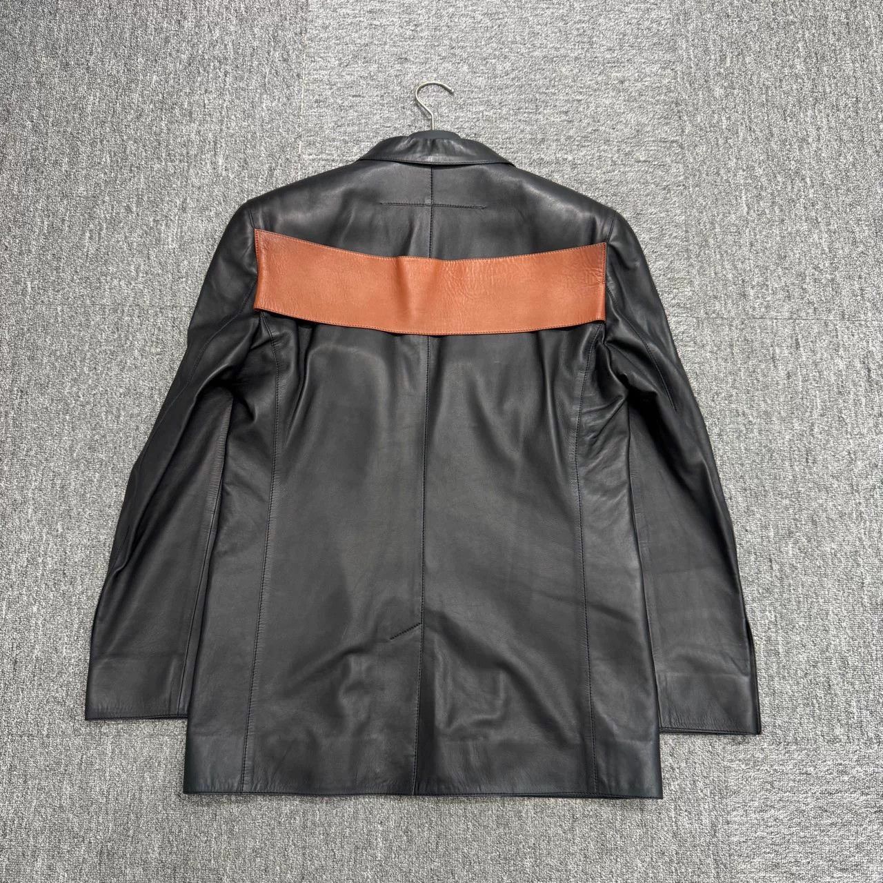 Givenchy givenchy lambskin blazer with orange detail. Size US L / EU 52-54 / 3 - 2 Thumbnail