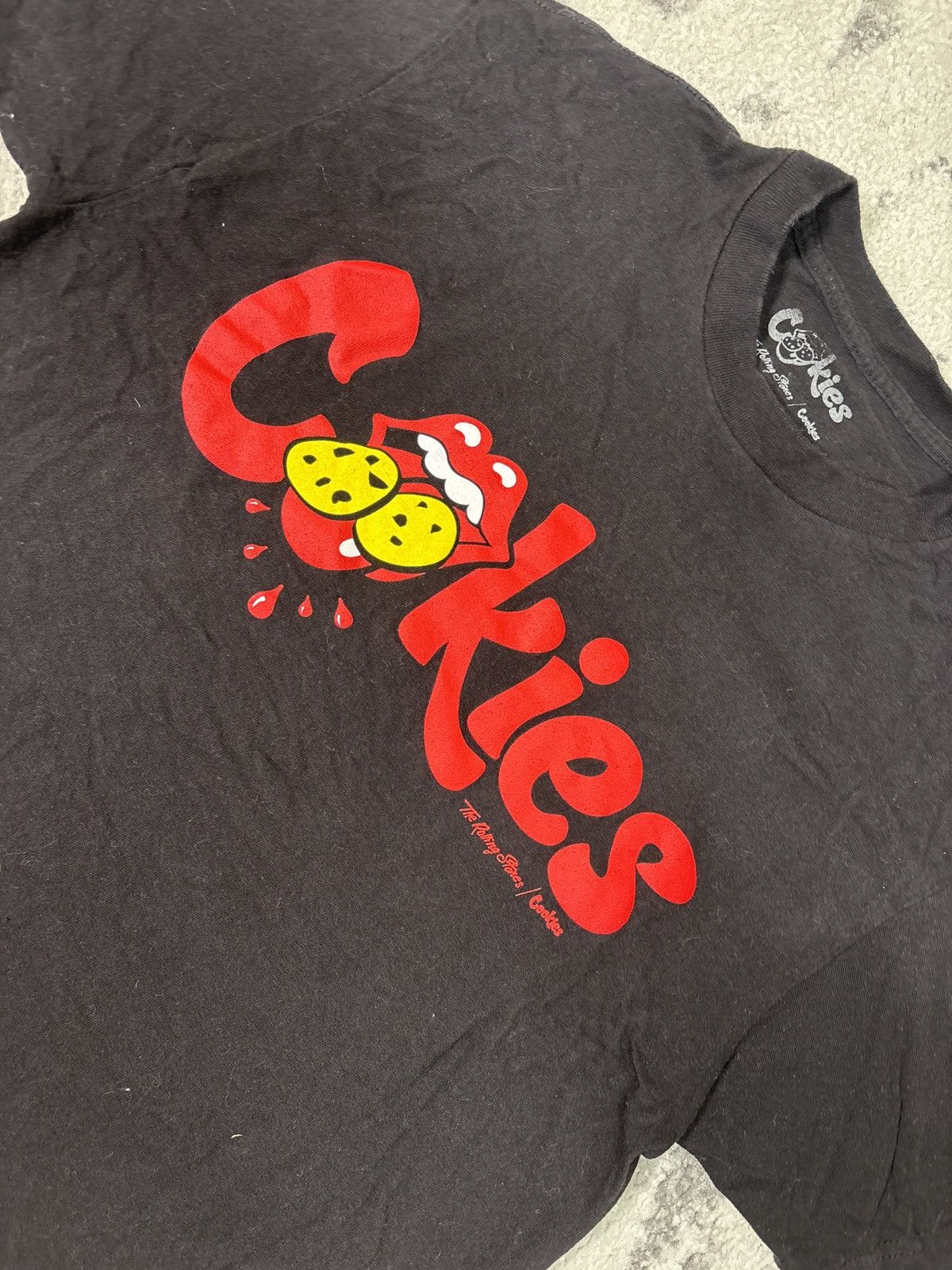 Cookies COOKIES RED LOGO ROLLING STONES T SHIRT Size US M / EU 48-50 / 2 - 2 Thumbnail