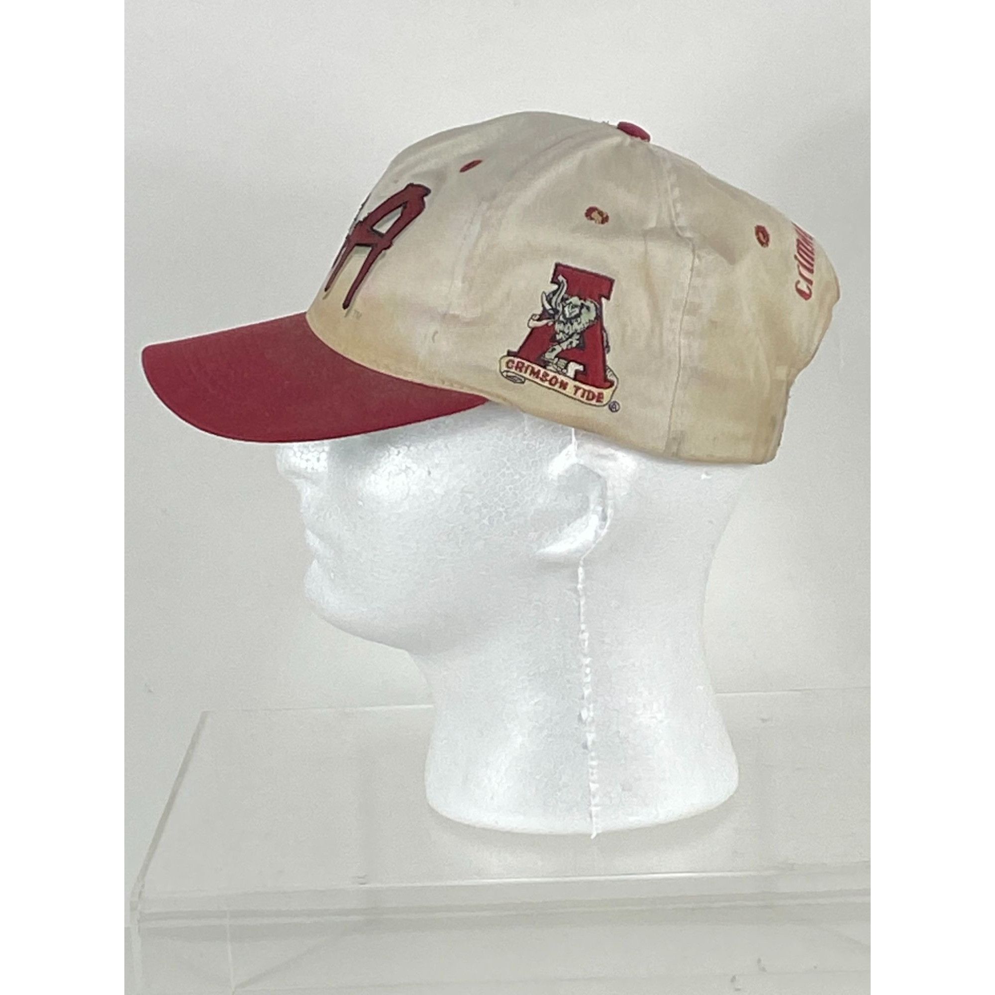 The Game Vintage 80s The Game Alabama Crimson Tide Snapback Hat Cap M Size ONE SIZE - 2 Thumbnail